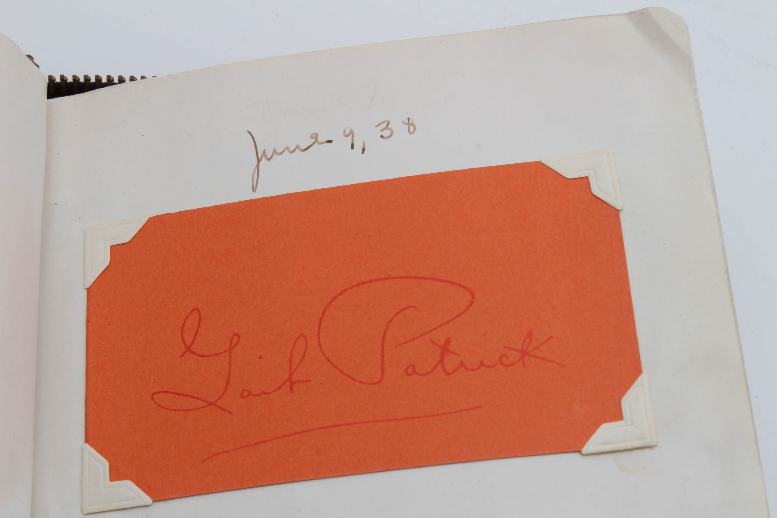 Important 1920s - 1930s Era Celebrity Autograph Book