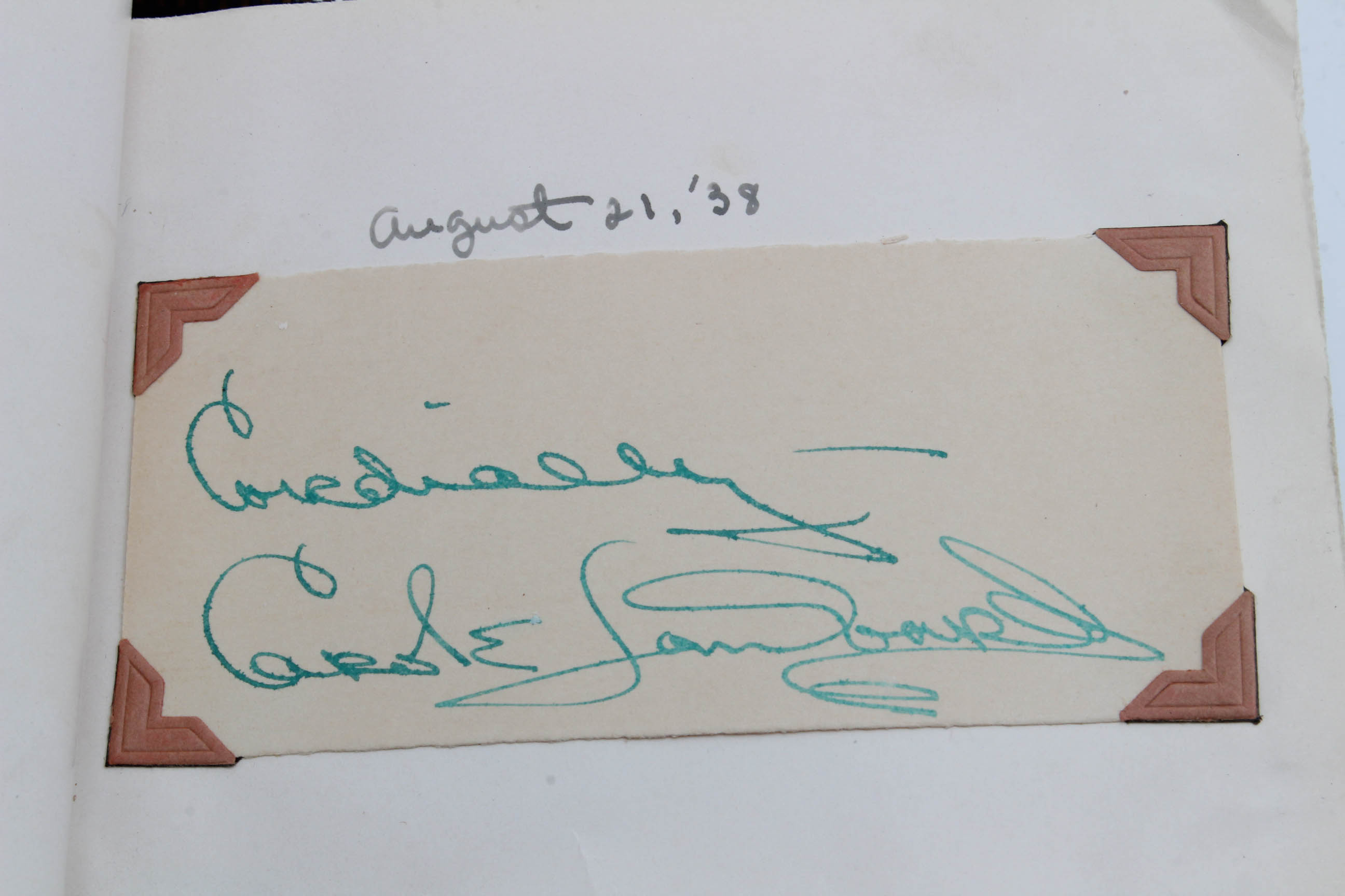 Important 1920s - 1930s Era Celebrity Autograph Book