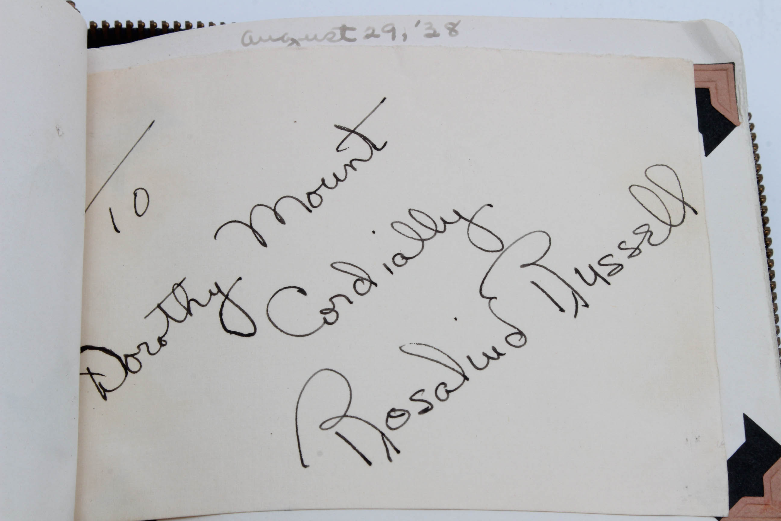 Important 1920s - 1930s Era Celebrity Autograph Book
