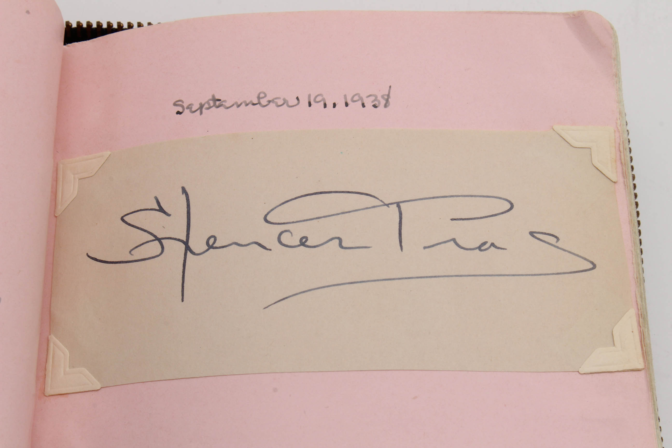 Important 1920s - 1930s Era Celebrity Autograph Book