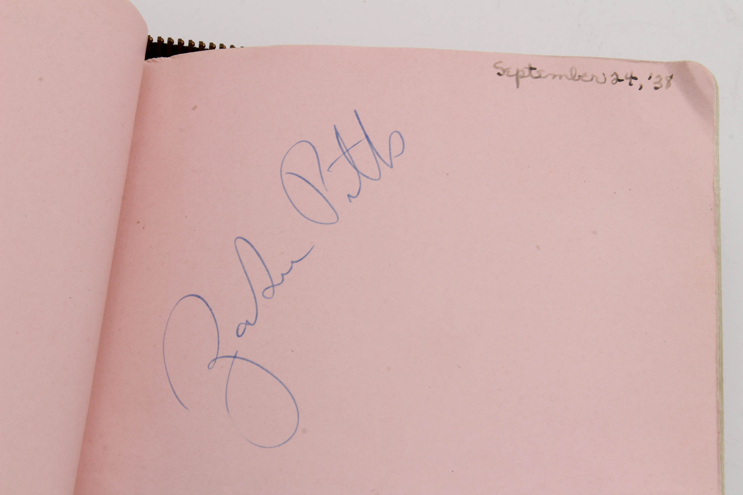 Important 1920s - 1930s Era Celebrity Autograph Book