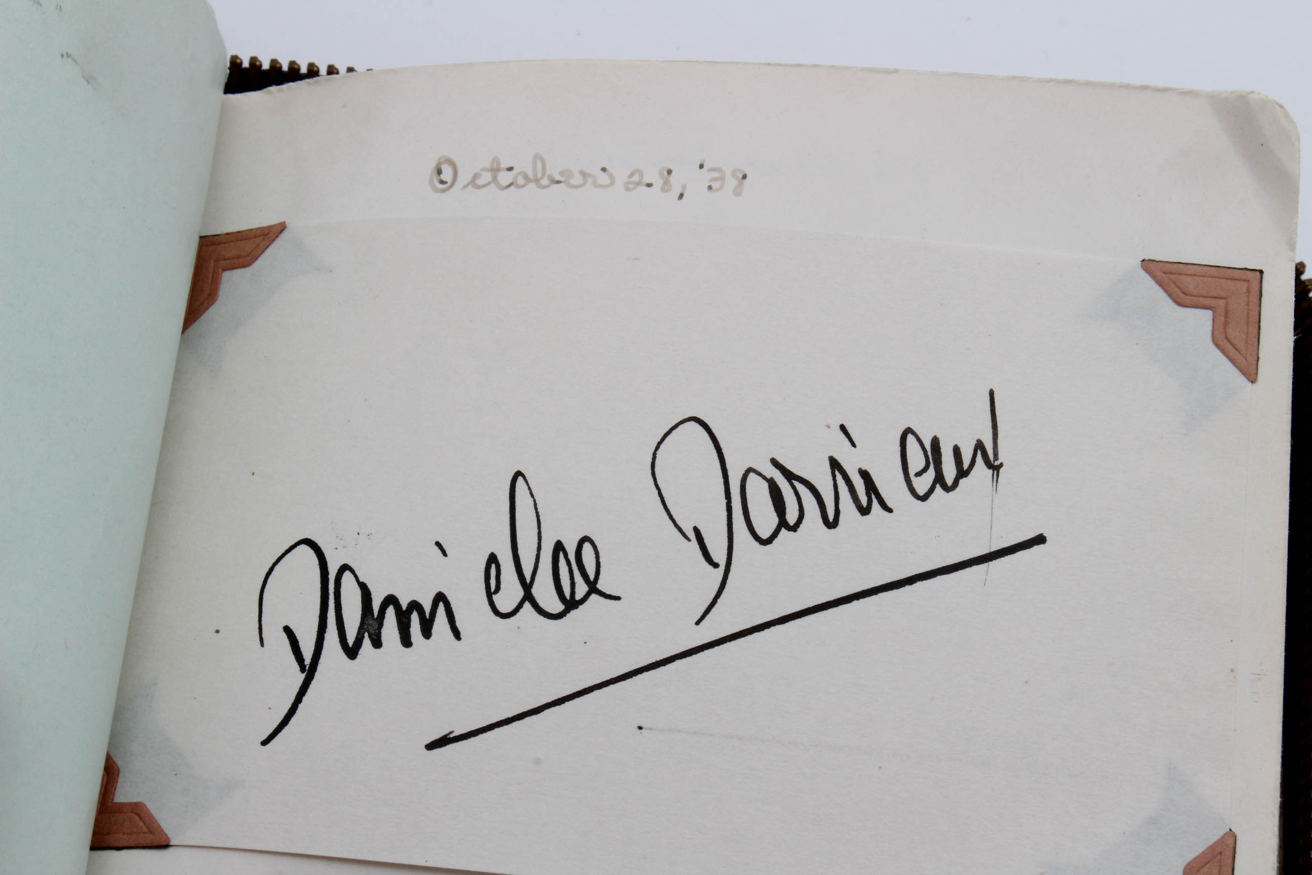Important 1920s - 1930s Era Celebrity Autograph Book