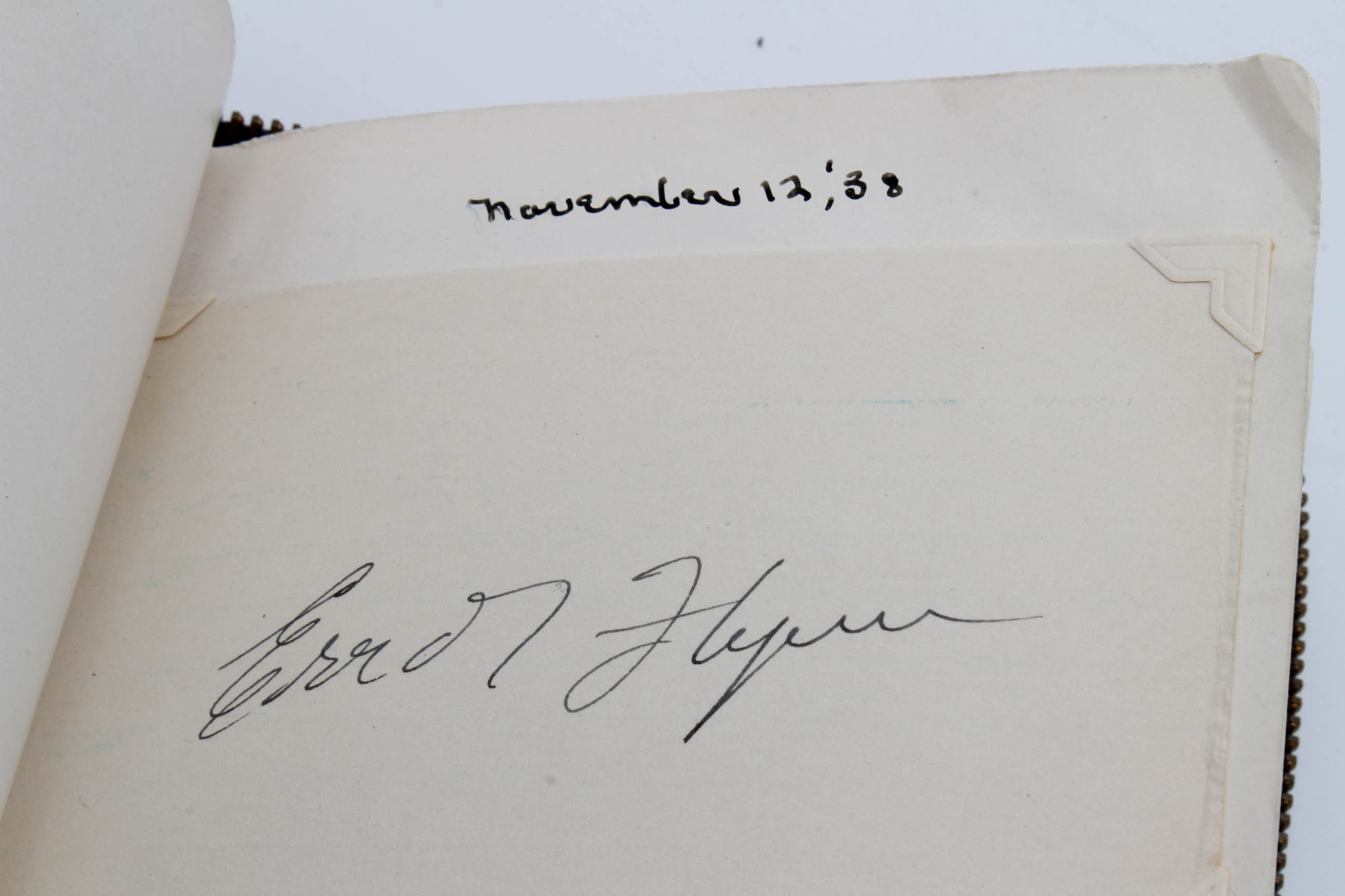 Important 1920s - 1930s Era Celebrity Autograph Book