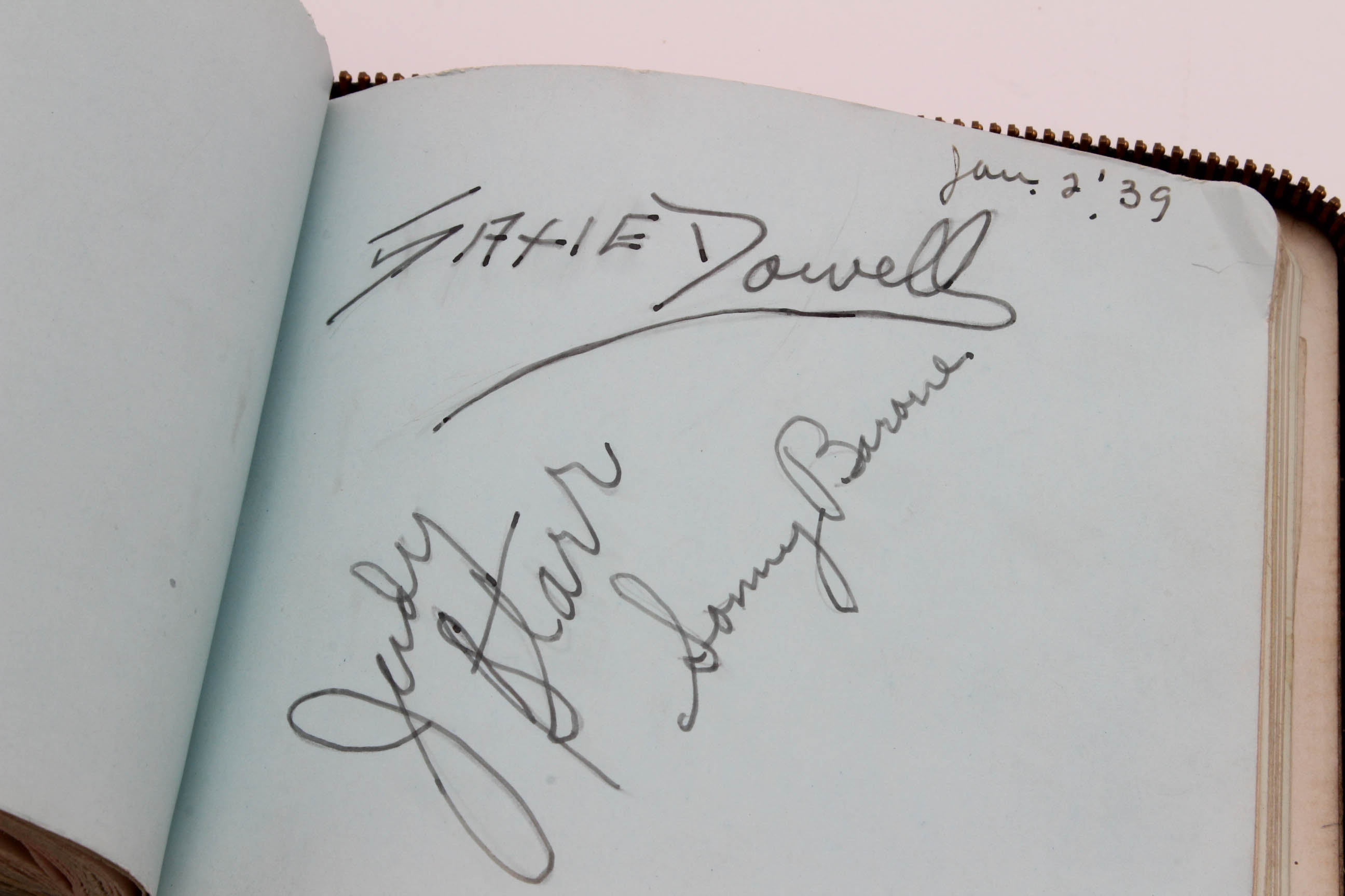 Important 1920s - 1930s Era Celebrity Autograph Book