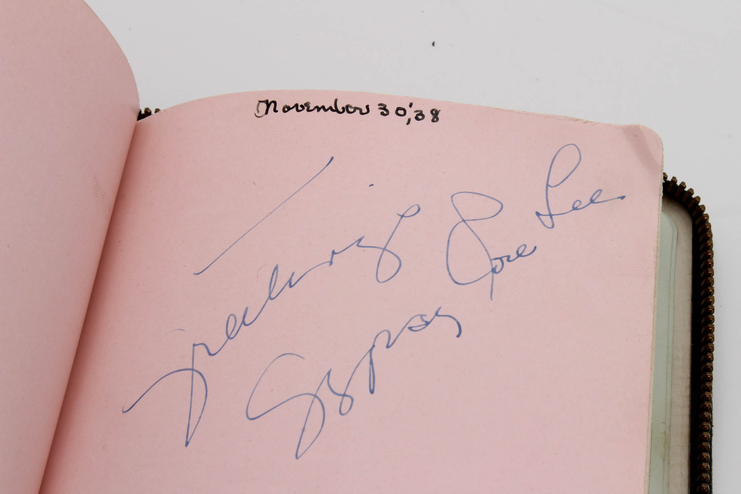 Important 1920s - 1930s Era Celebrity Autograph Book