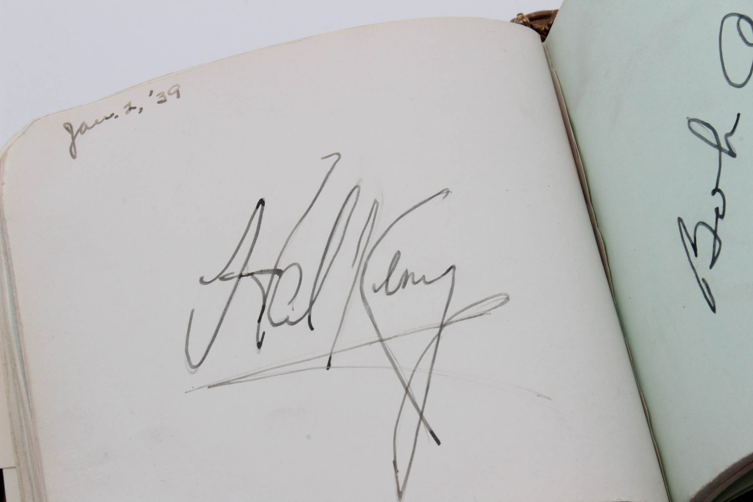 Important 1920s - 1930s Era Celebrity Autograph Book