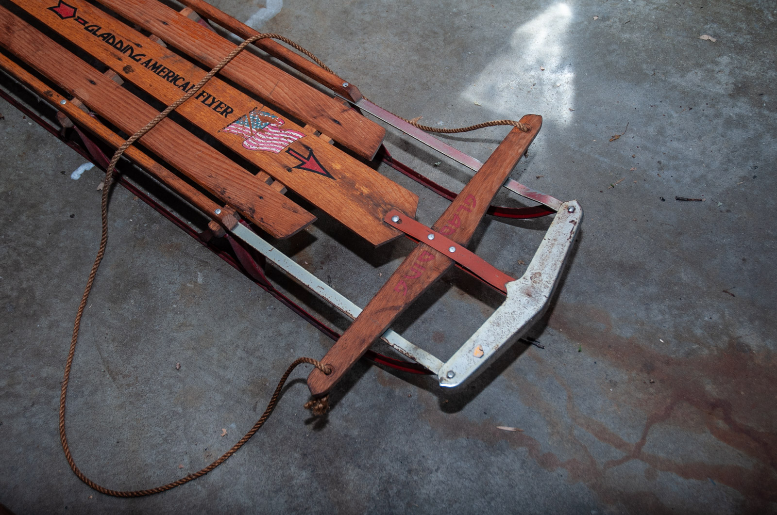 Vintage Gladding "American Flyer" Sled