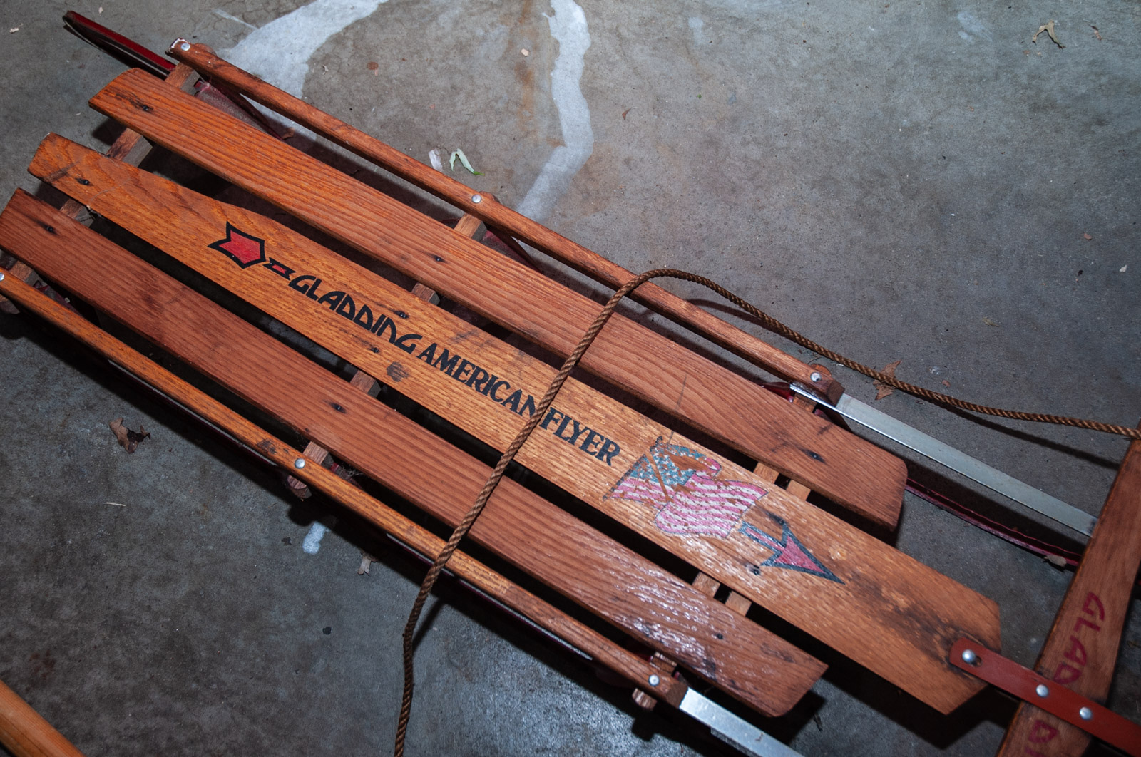 Vintage Gladding "American Flyer" Sled