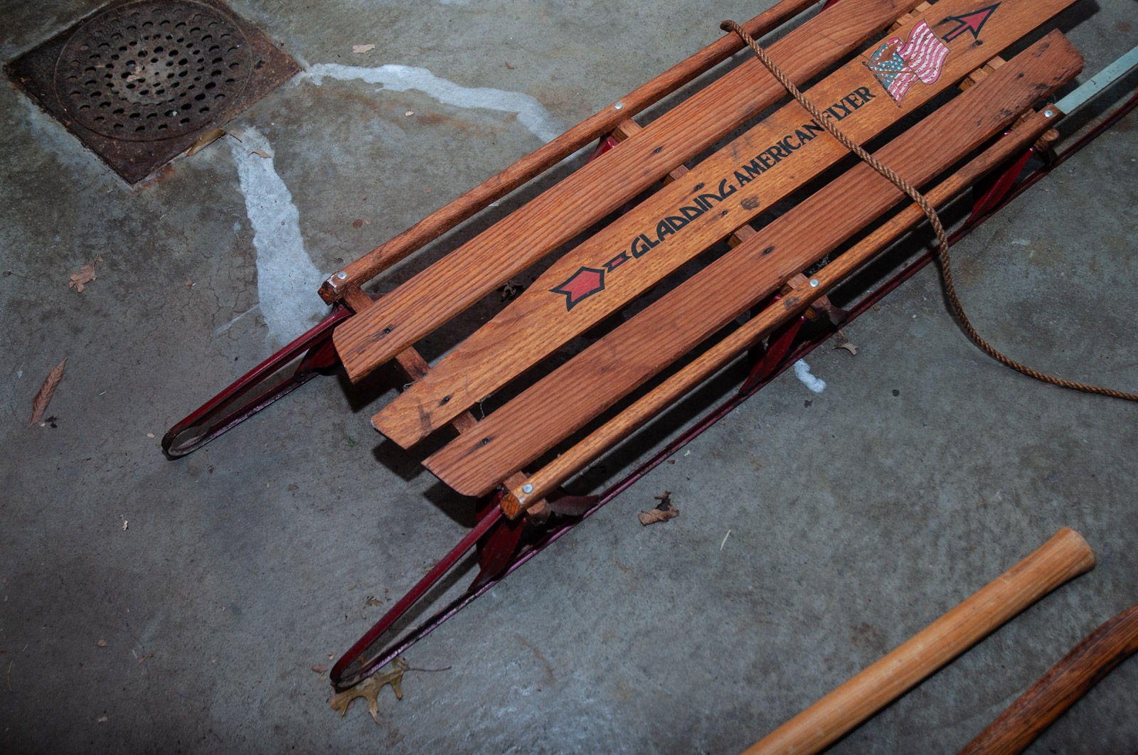 Vintage Gladding "American Flyer" Sled