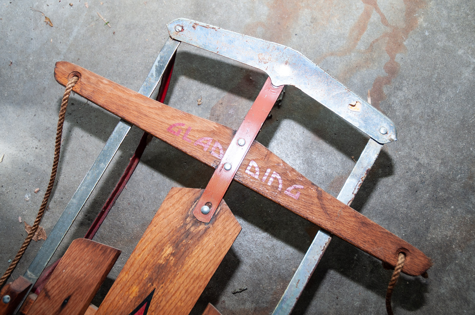 Vintage Gladding "American Flyer" Sled