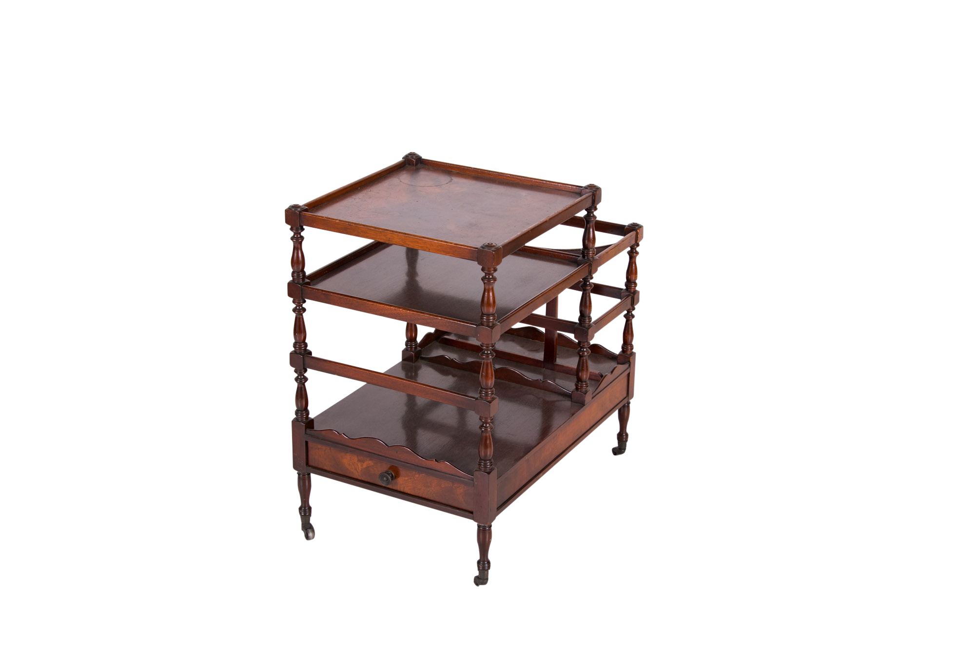Regency Style Mahogany Canterbury by Beacon Hill Collection, 20th Century