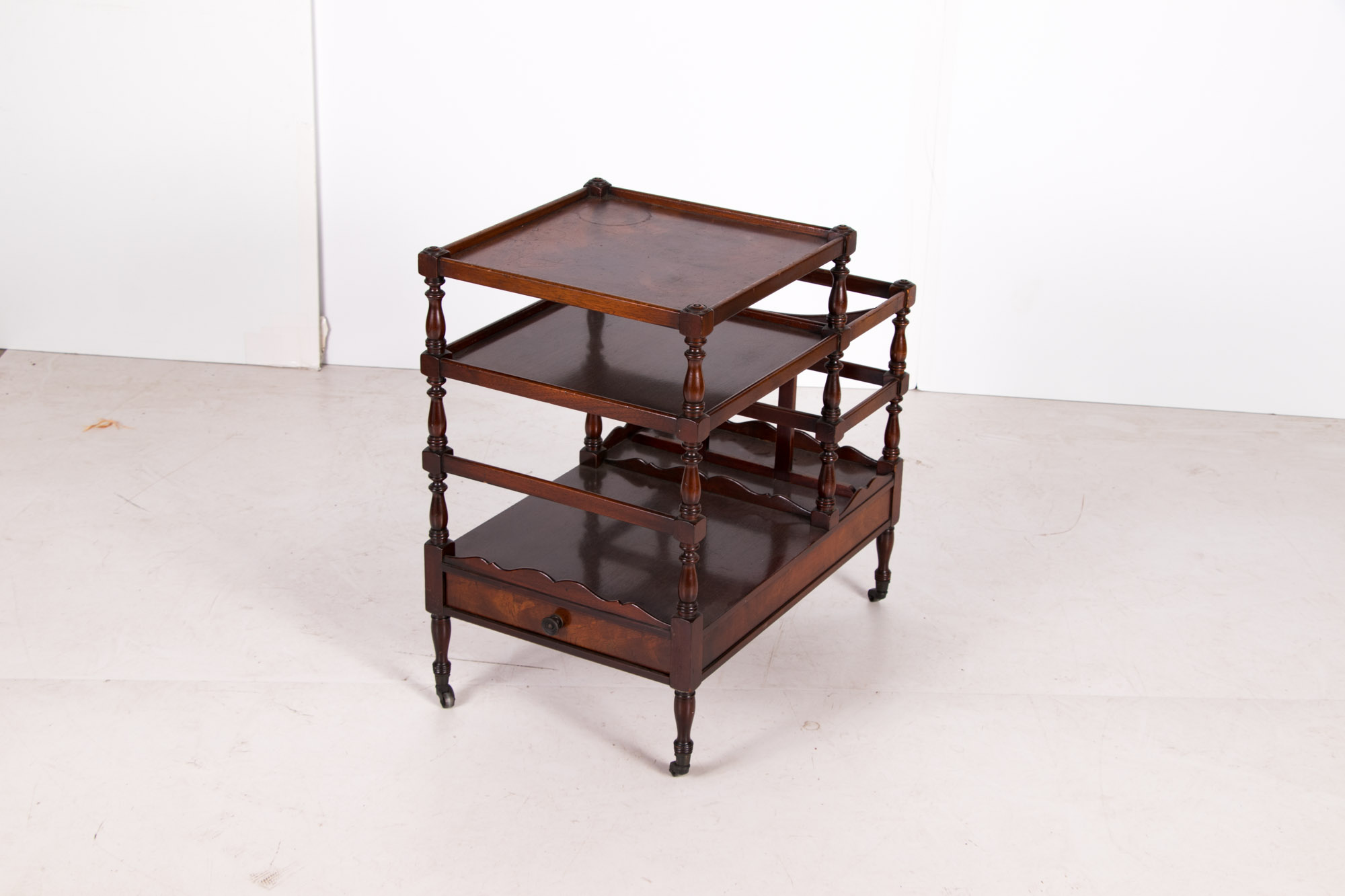 Regency Style Mahogany Canterbury by Beacon Hill Collection, 20th Century