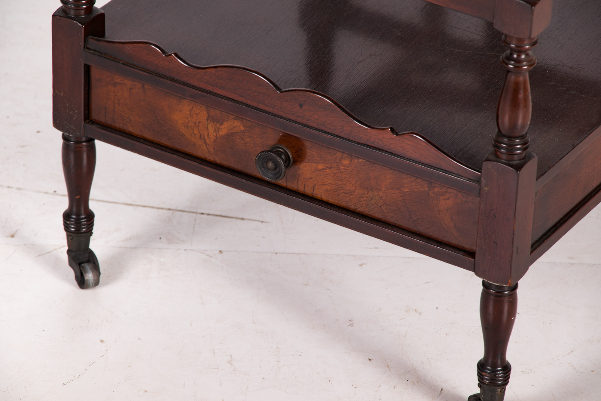 Regency Style Mahogany Canterbury by Beacon Hill Collection, 20th Century