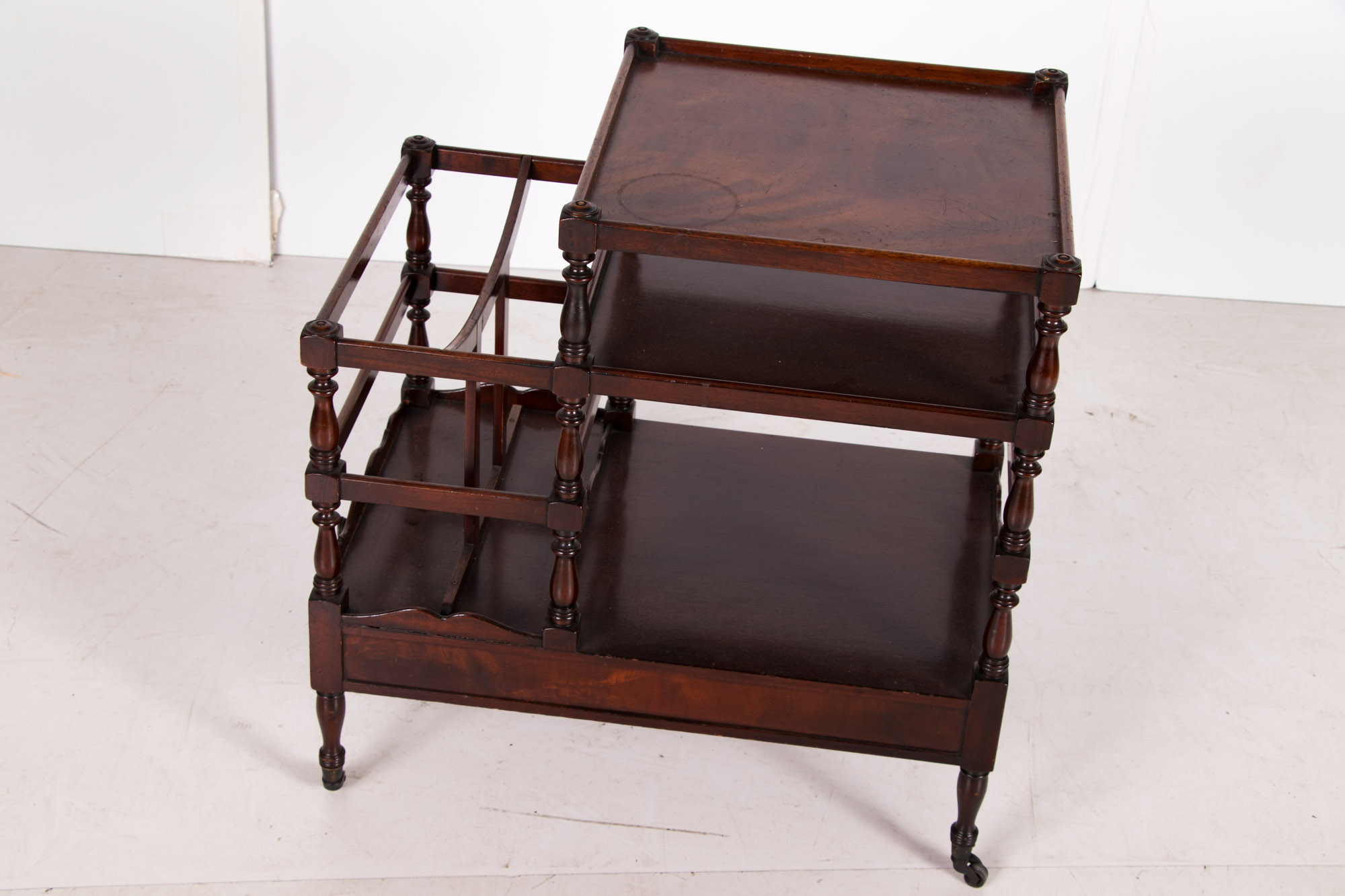Regency Style Mahogany Canterbury by Beacon Hill Collection, 20th Century