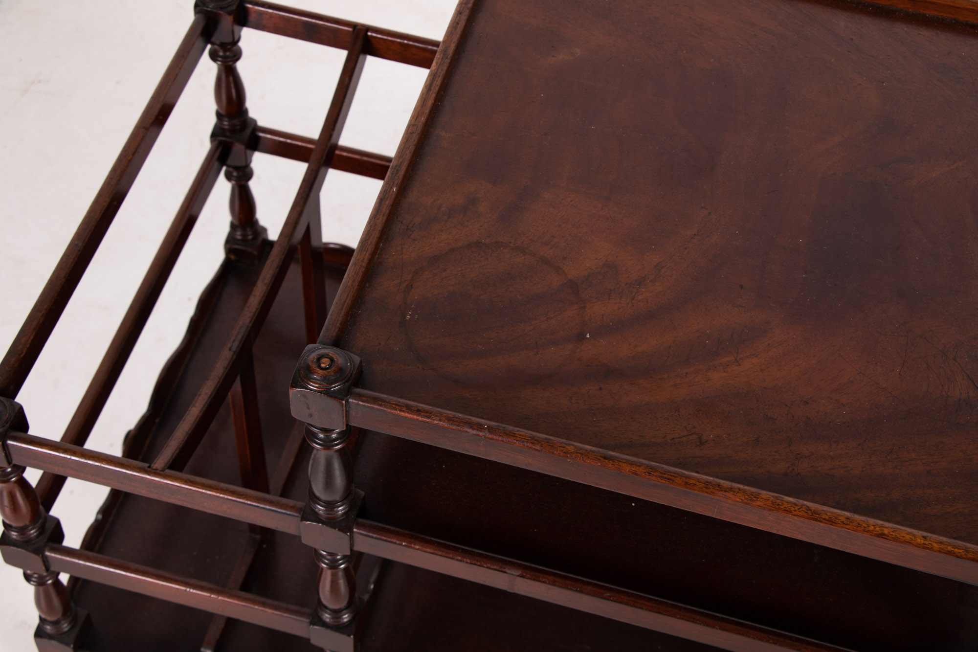 Regency Style Mahogany Canterbury by Beacon Hill Collection, 20th Century