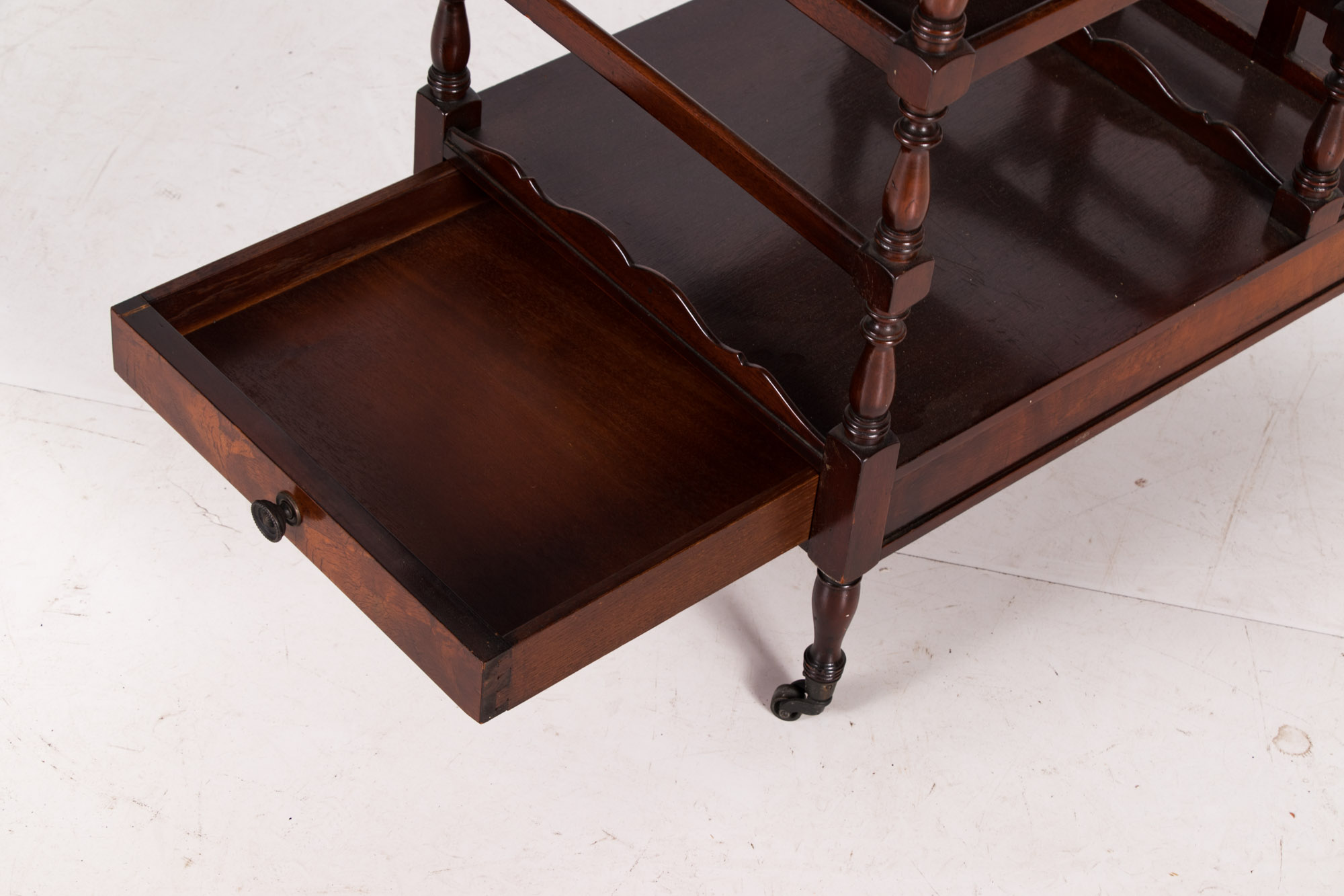Regency Style Mahogany Canterbury by Beacon Hill Collection, 20th Century
