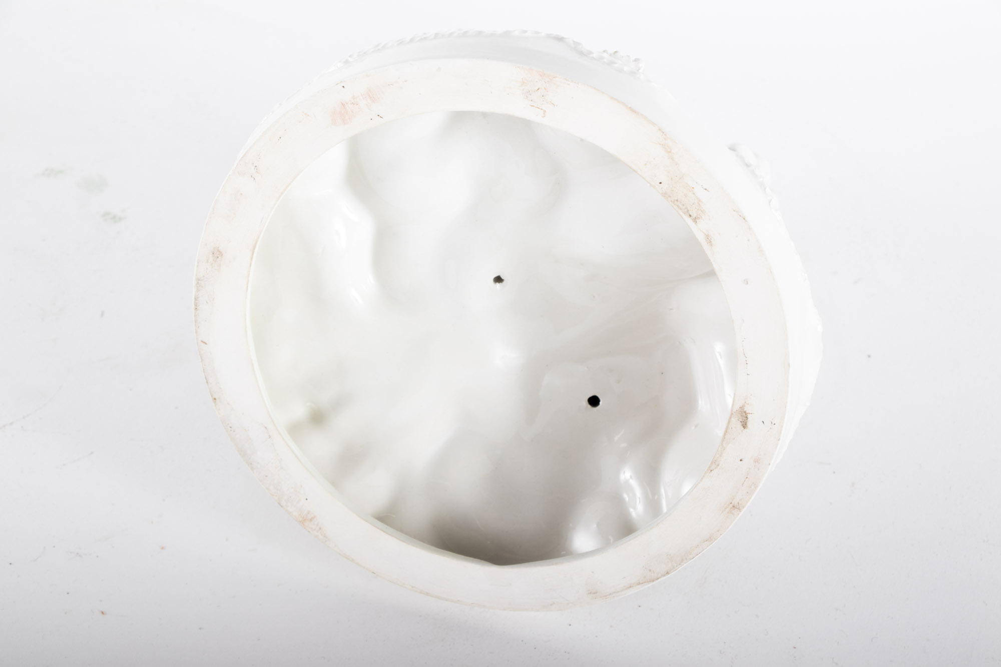 Italian White Porcelain Cherub Group, 20th Century