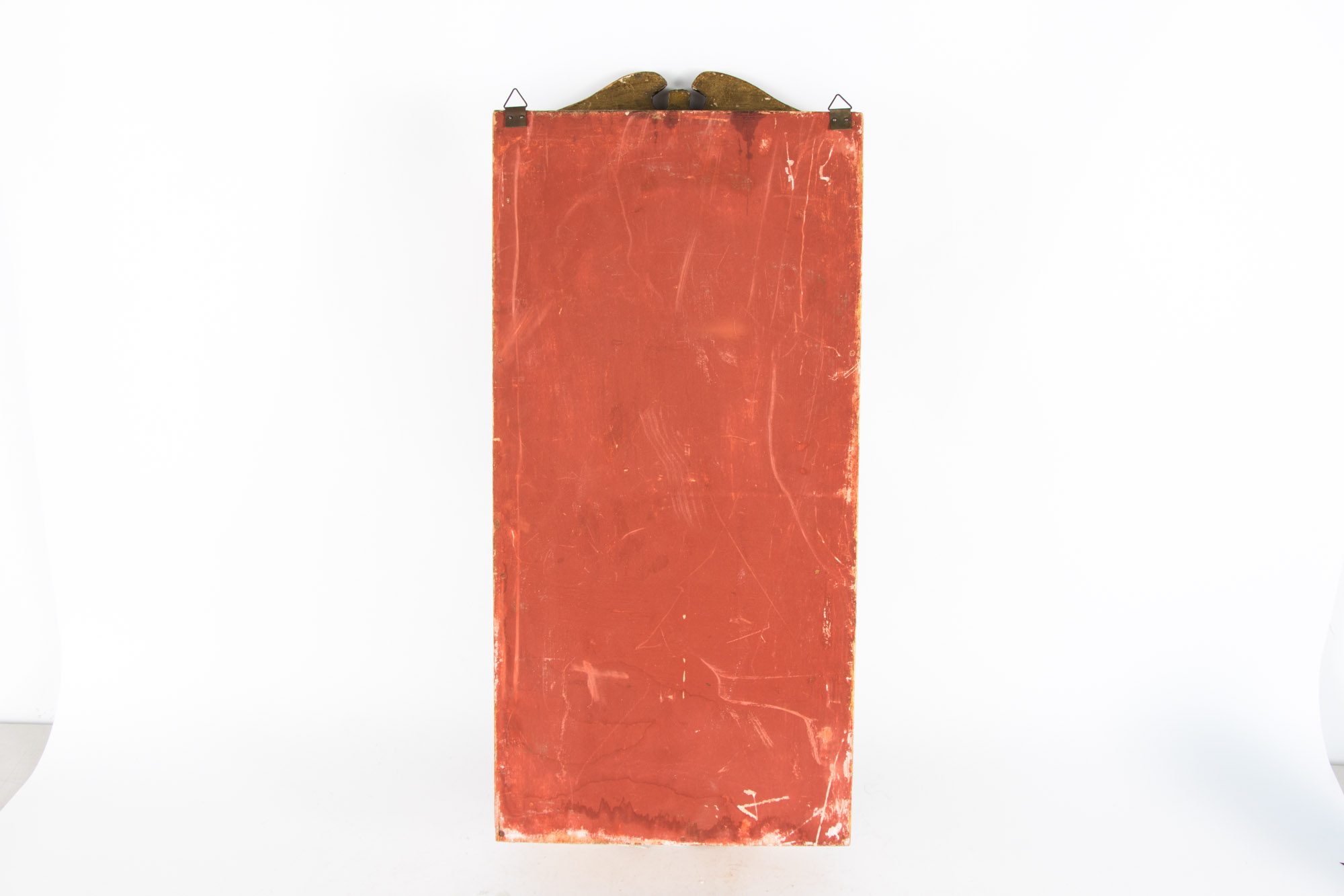 Florentine Cream-Painted and Parcel-Gilt Hanging Cabinet, 20th Century