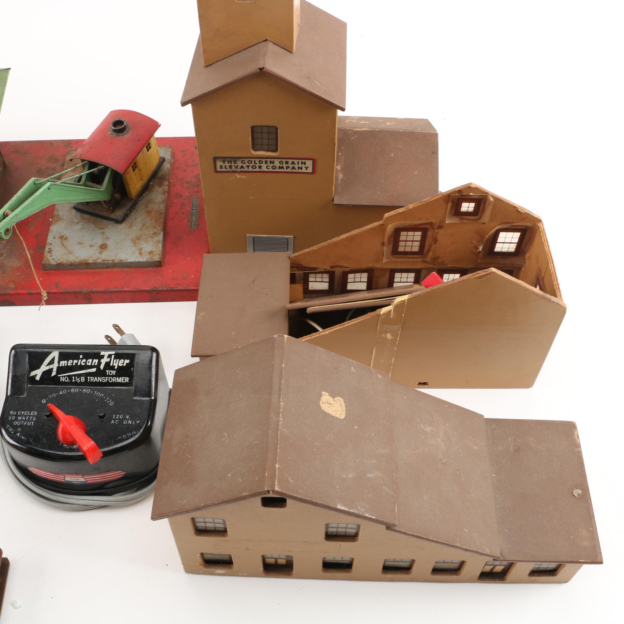 American Flyer Model Train Set Accessories and Buildings