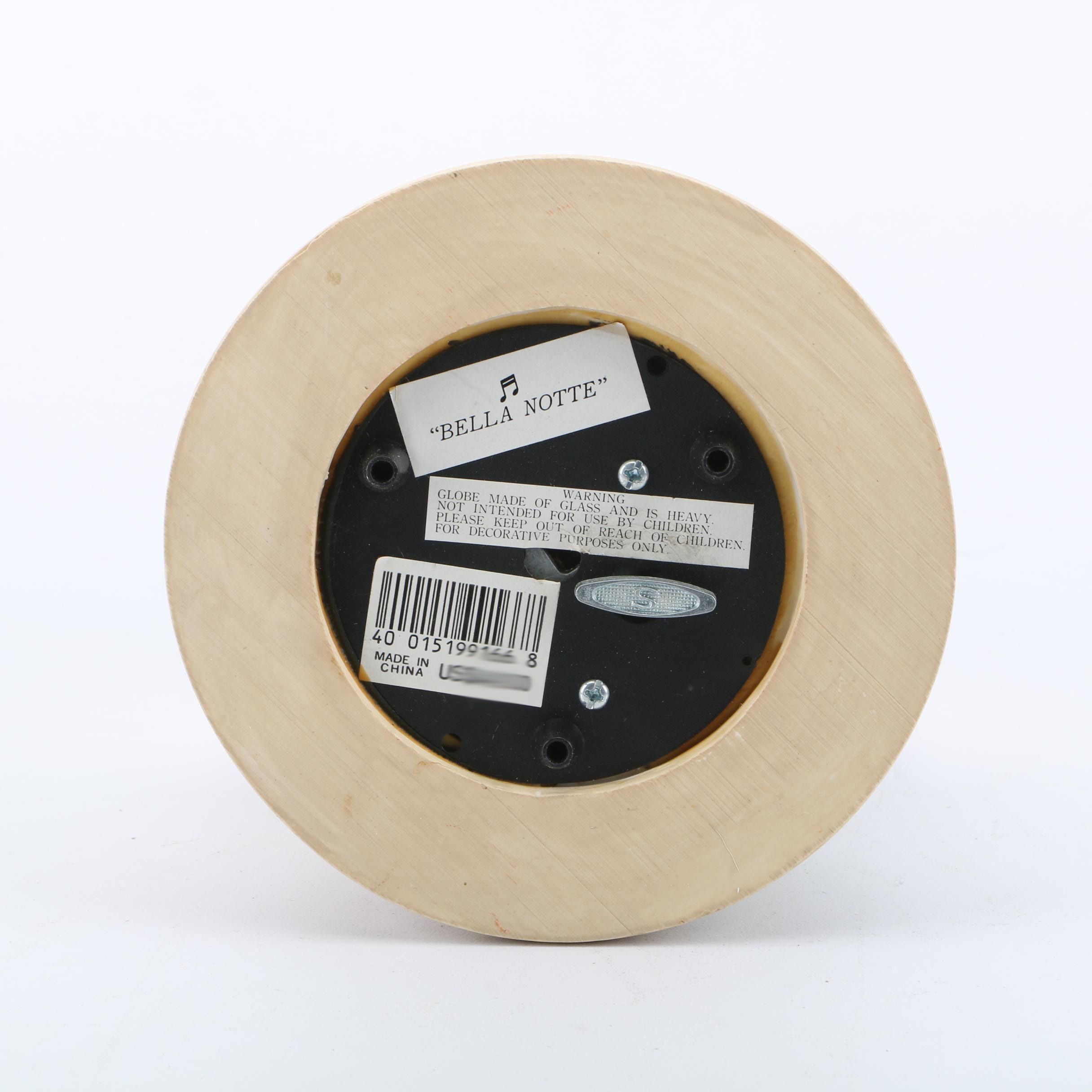 Disney "Lady and the Tramp" Musical Snow Globe