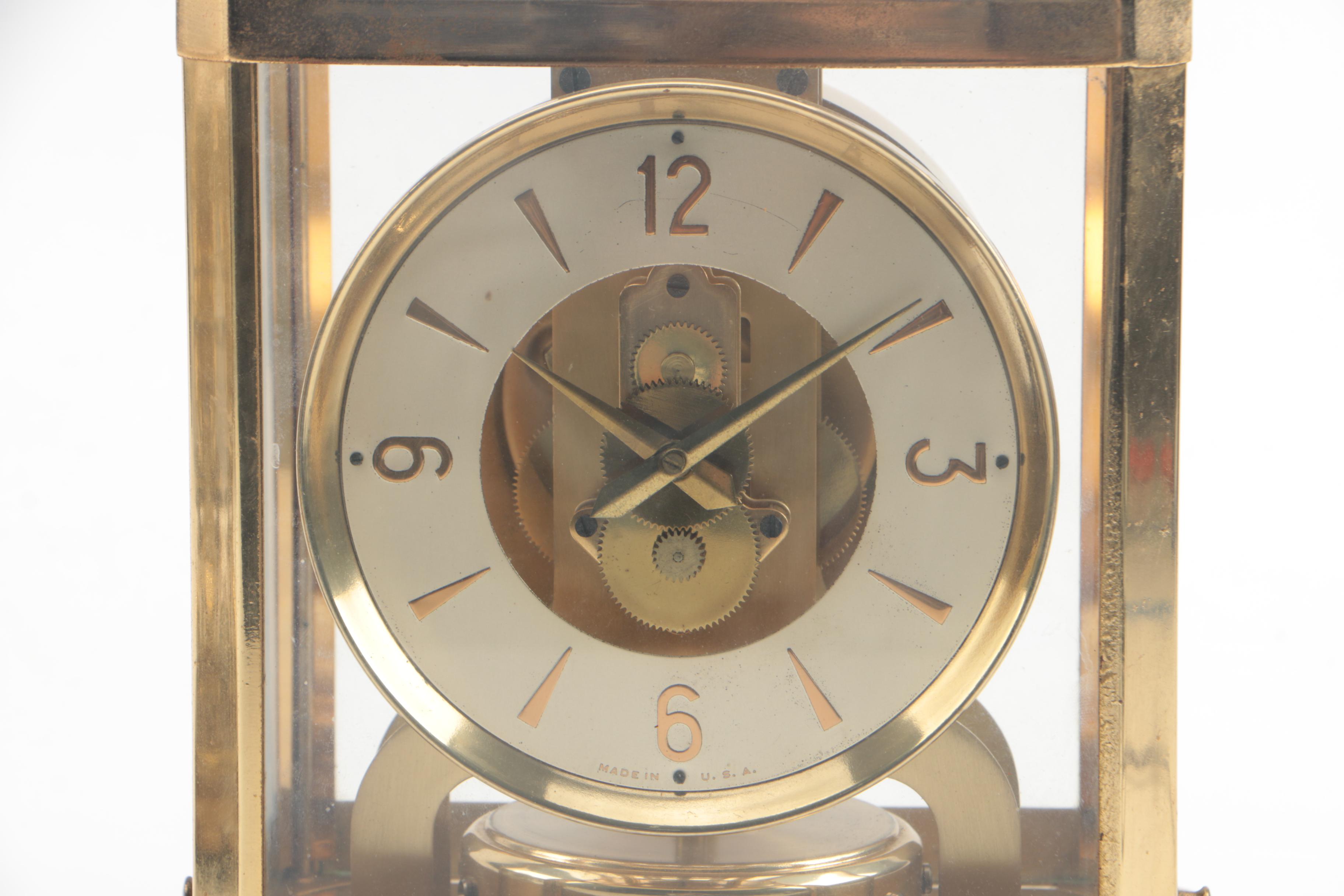 Mastercrafters Electric "Atmos" Mantel Clock and Euramca Anniversary Clock