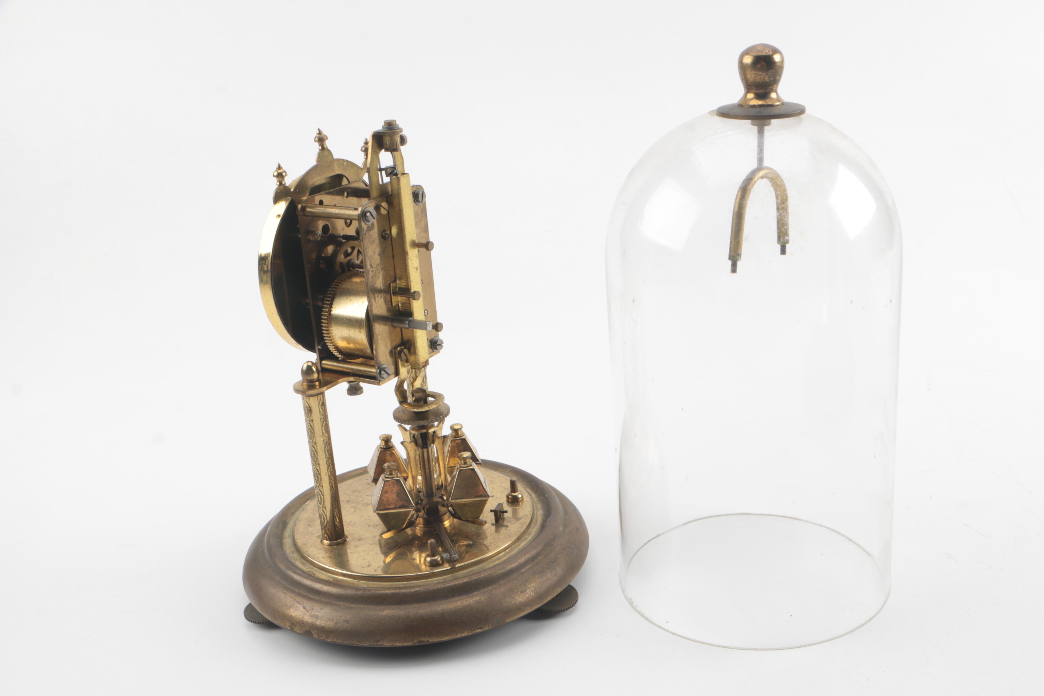 Mastercrafters Electric "Atmos" Mantel Clock and Euramca Anniversary Clock