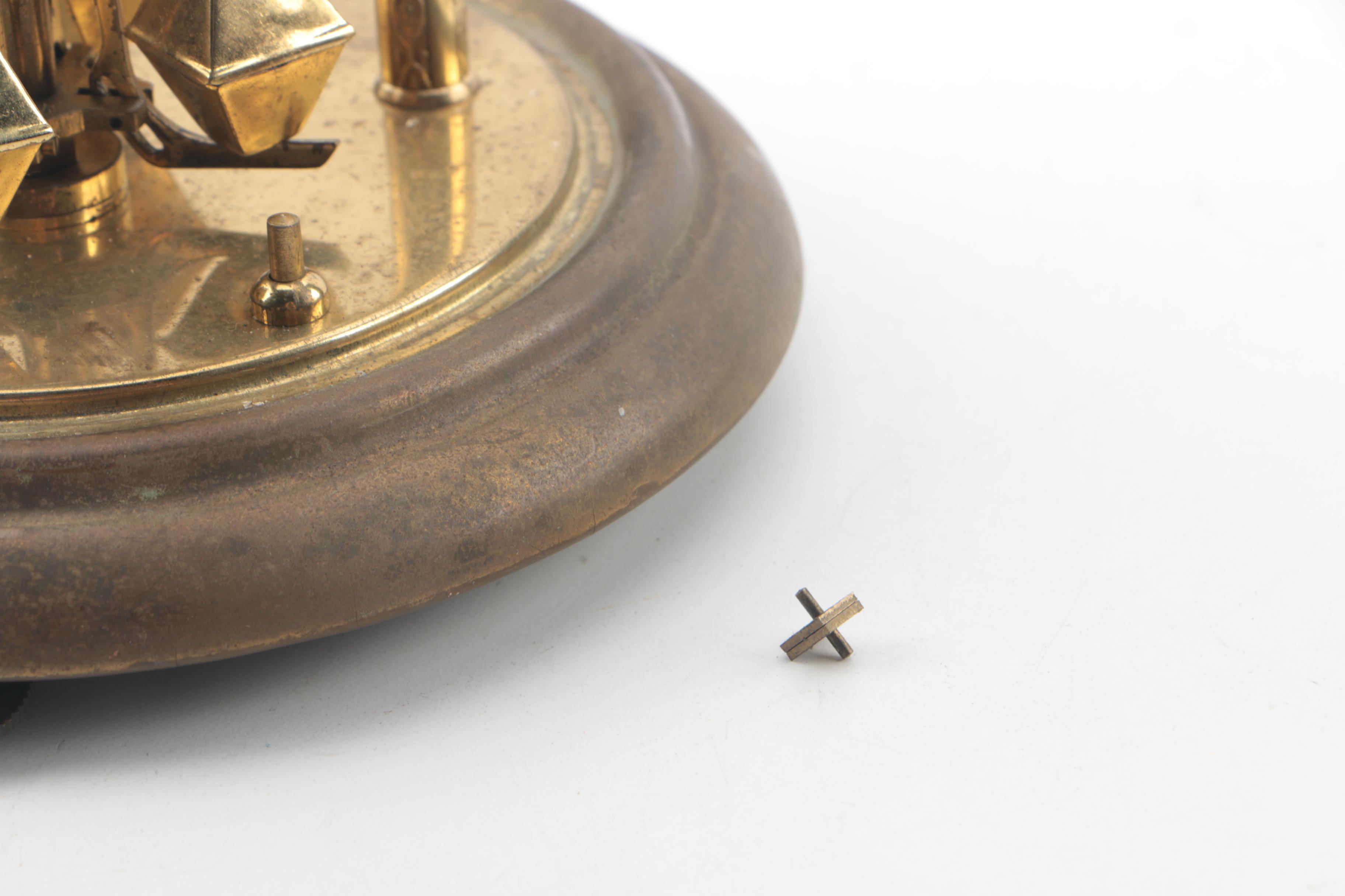 Mastercrafters Electric "Atmos" Mantel Clock and Euramca Anniversary Clock