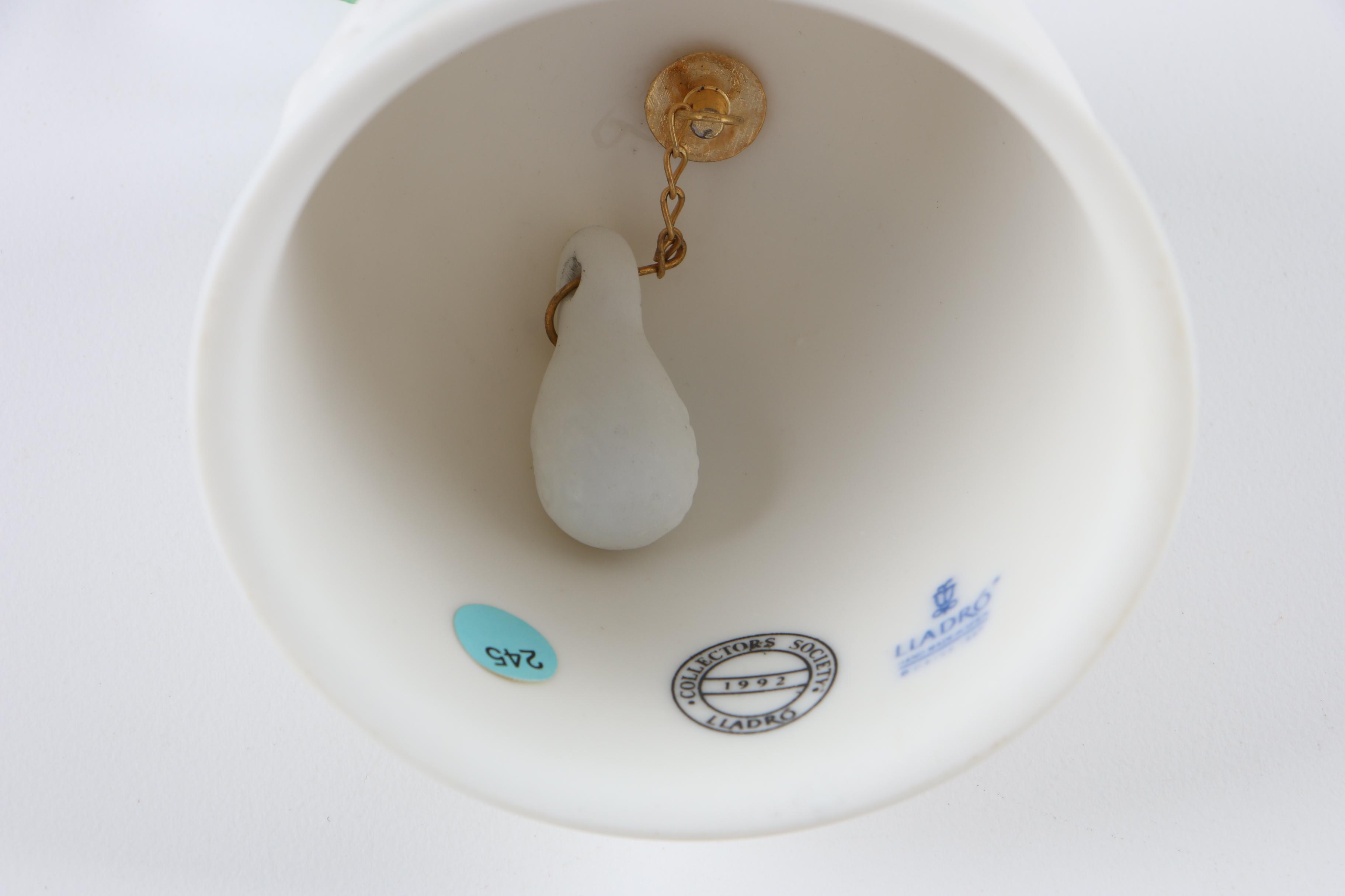 Lladró Collectors Society "Four Seasons" Porcelain Bells, 1991-1993