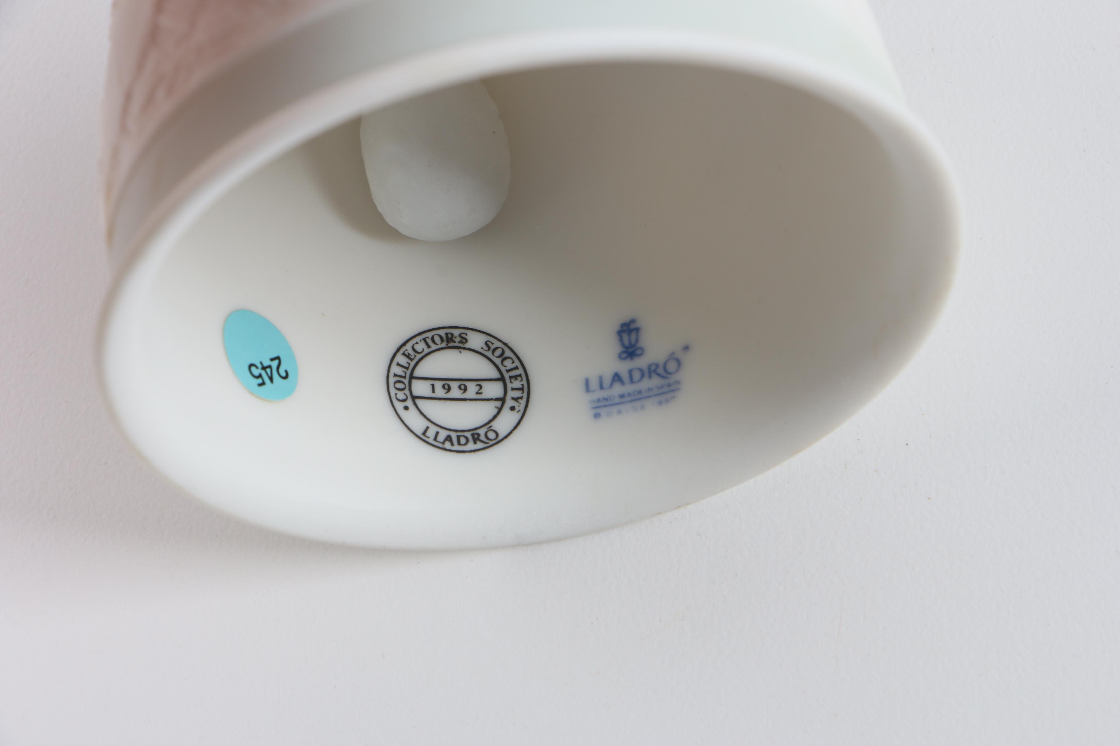 Lladró Collectors Society "Four Seasons" Porcelain Bells, 1991-1993