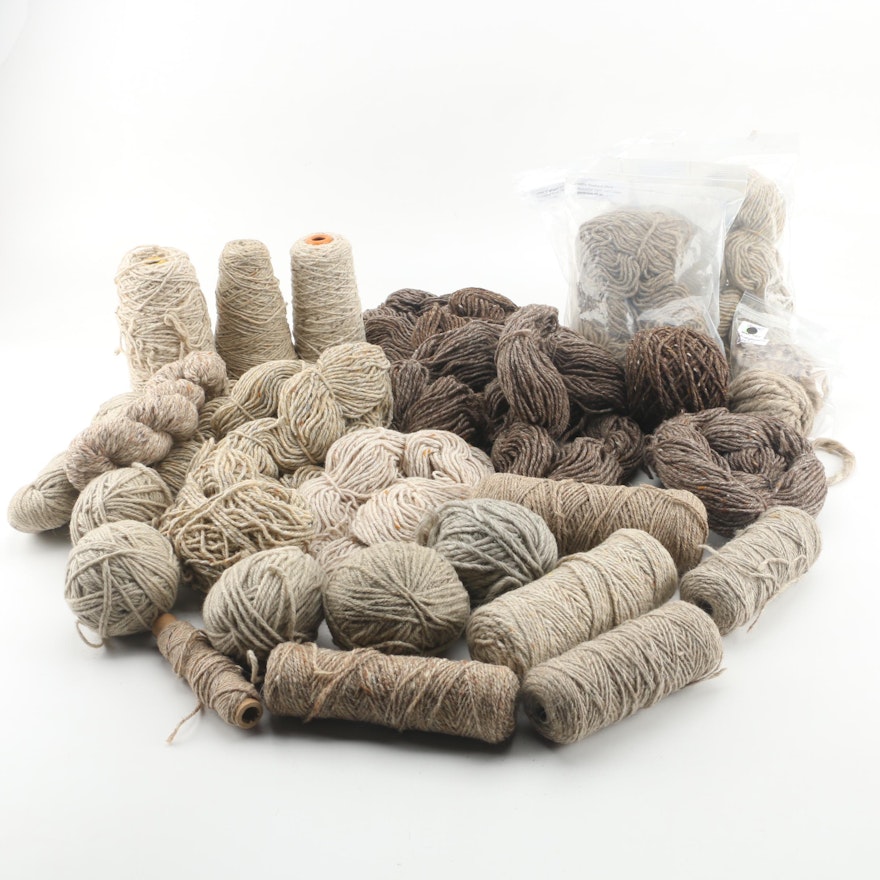 Wool Yarn Skeins, Balls and More