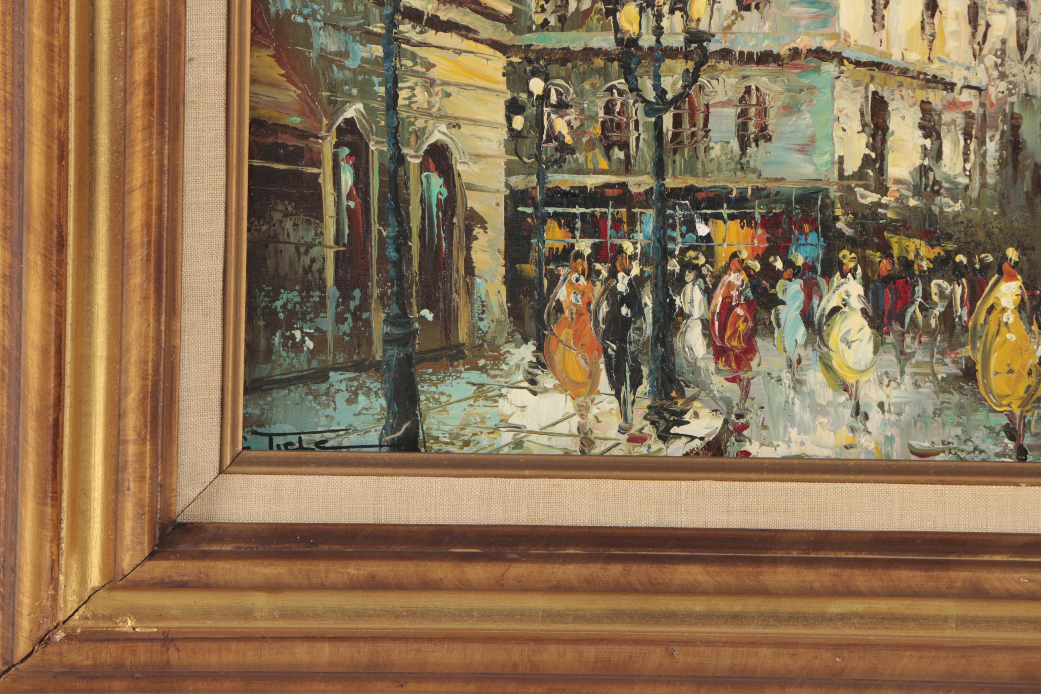 P.G. Tiele Oil Painting