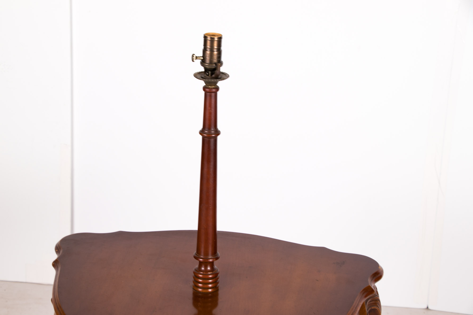 French Provincial Style Fruitwood Two-Tier Lamp Table, 20th Century