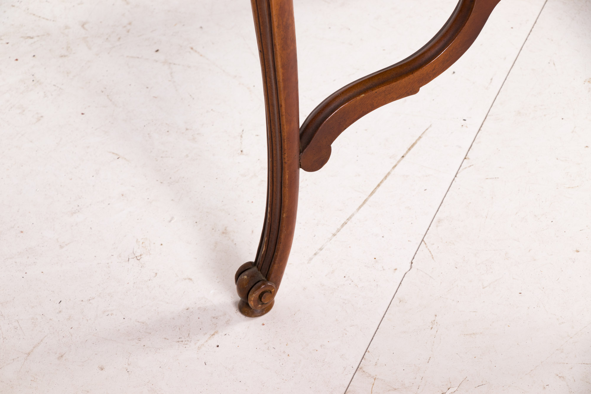 French Provincial Style Fruitwood Two-Tier Lamp Table, 20th Century