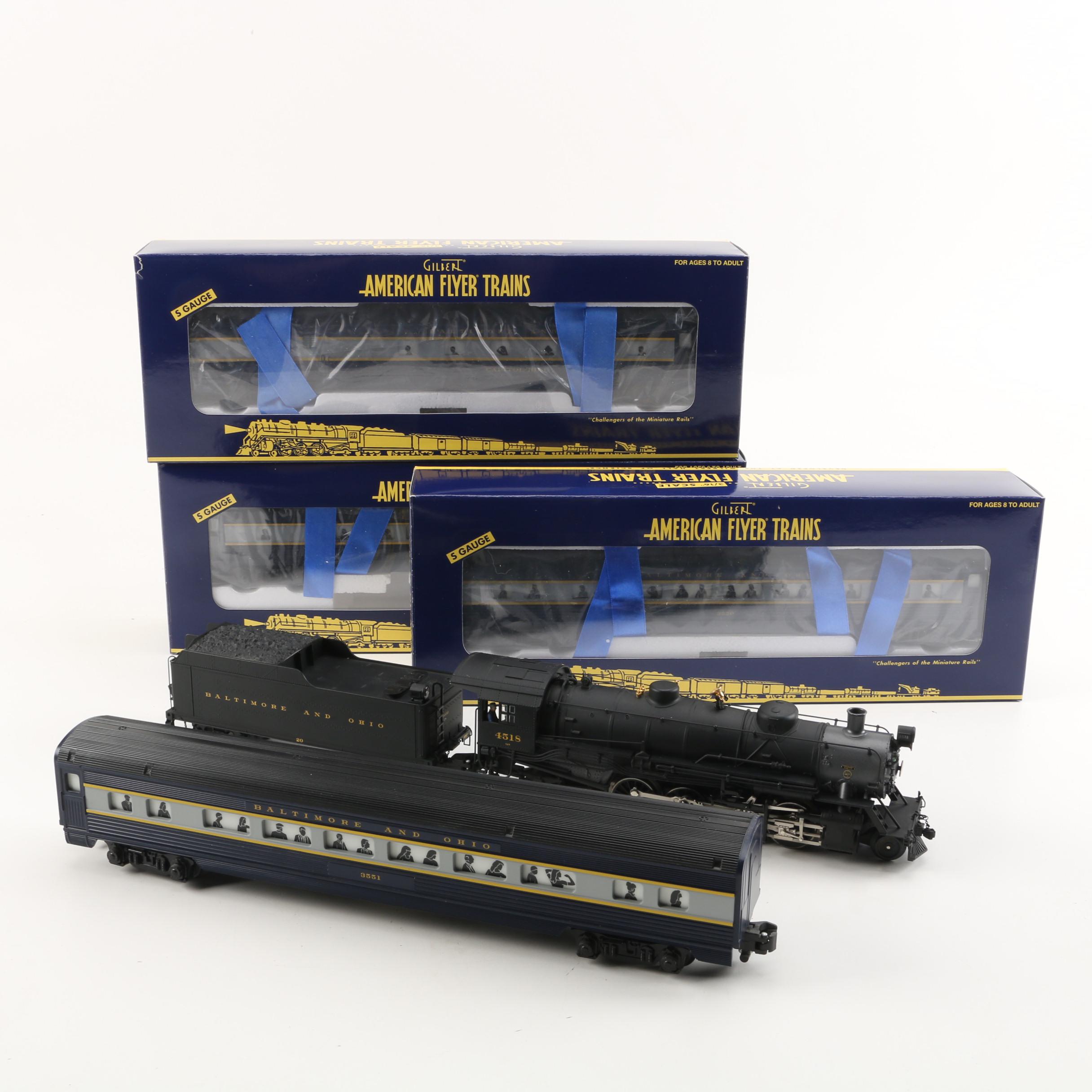 American Flyer by Lionel Baltimore & Ohio Passenger Train Set
