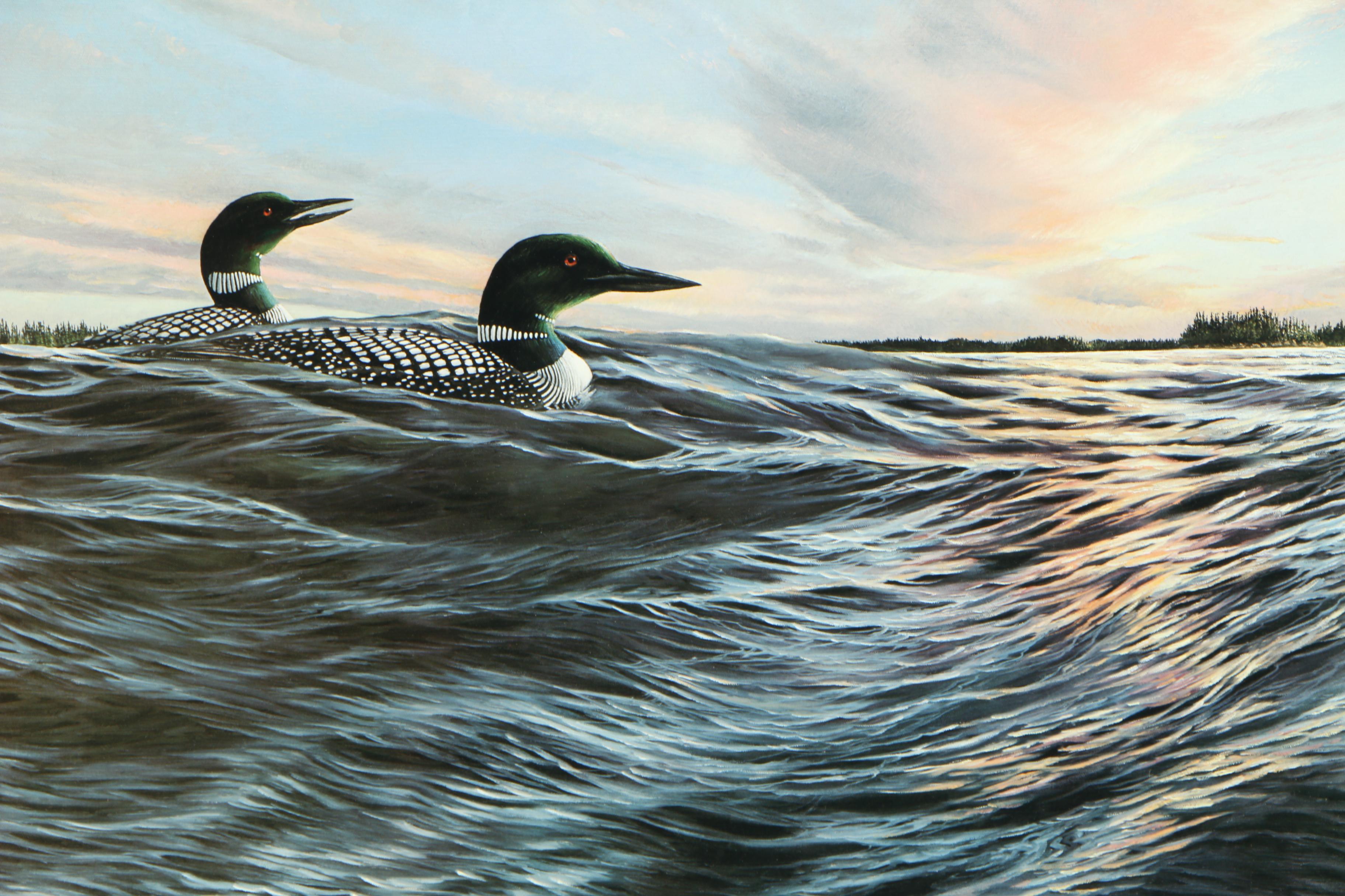 Ron Van Gilder Offset Lithograph "Distant Shores"