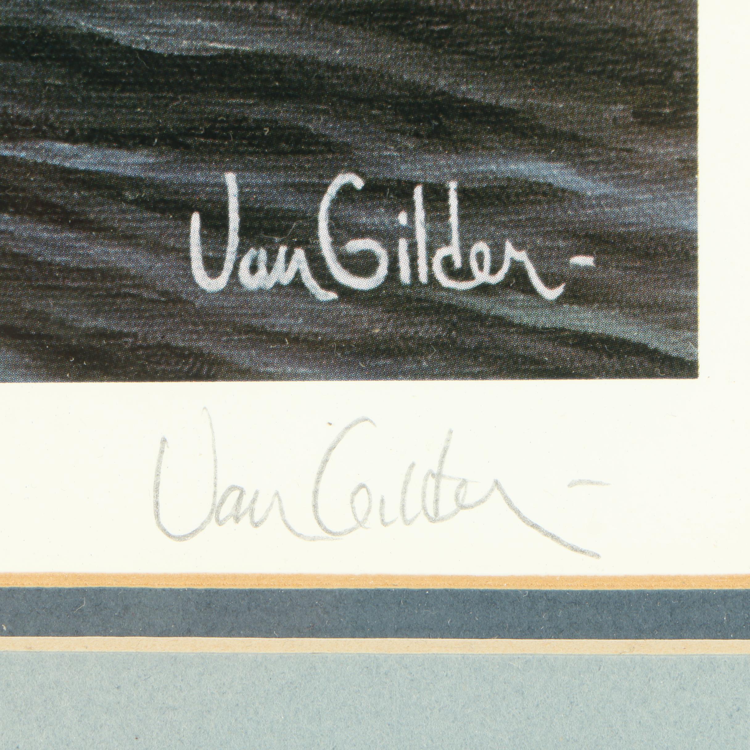 Ron Van Gilder Offset Lithograph "Distant Shores"