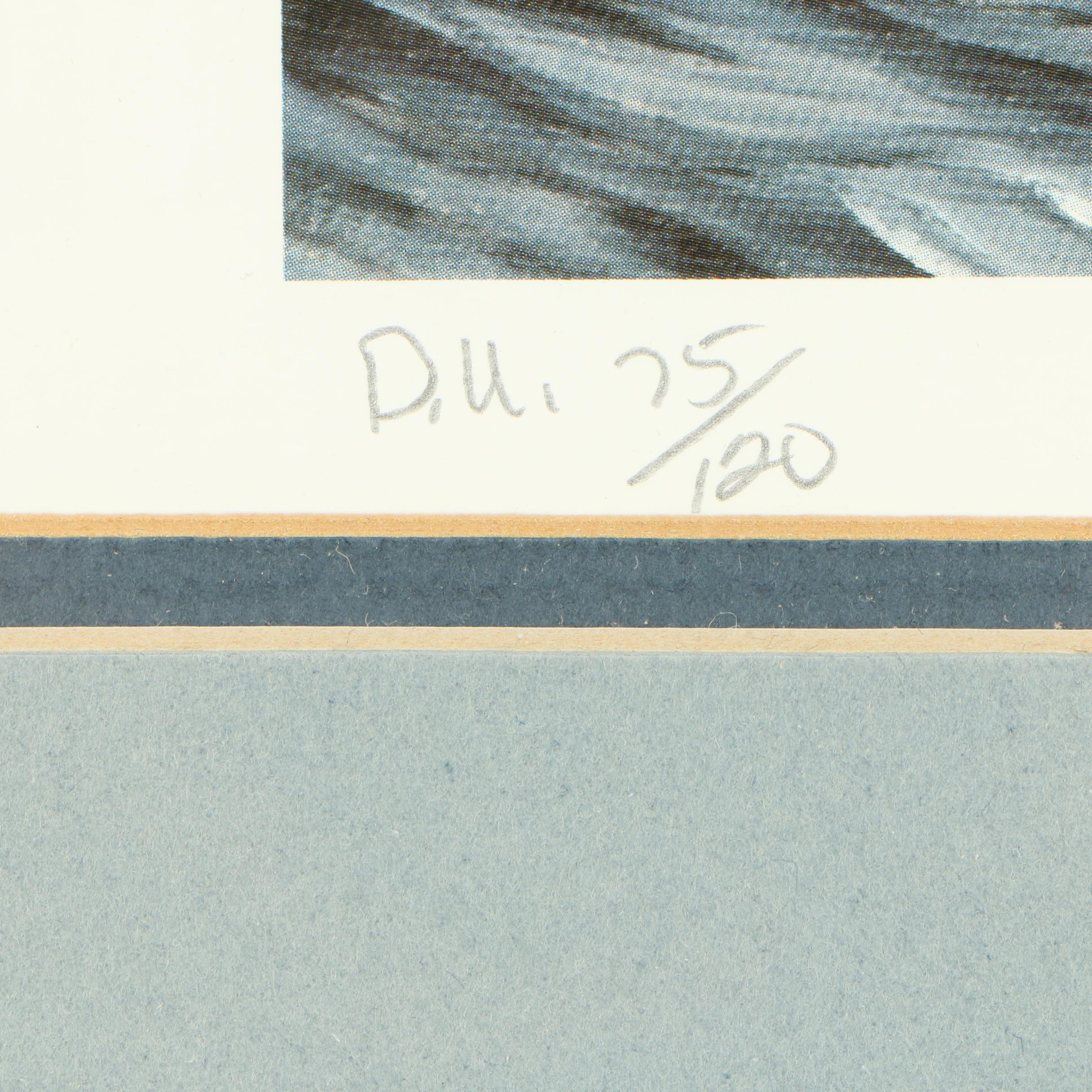 Ron Van Gilder Offset Lithograph "Distant Shores"