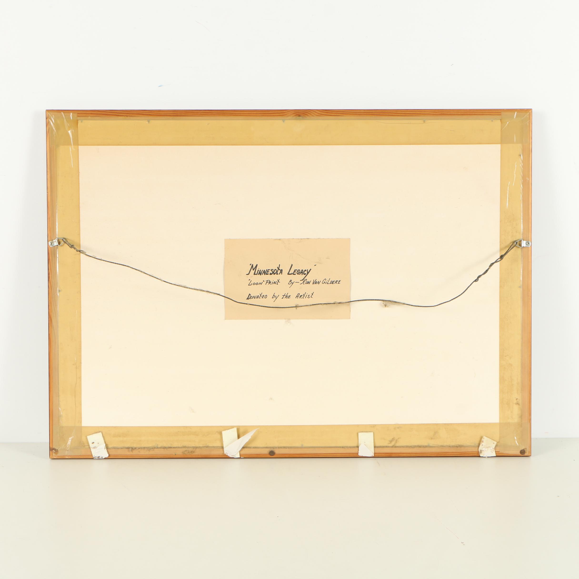 Ron Van Gilder Offset Lithograph "Distant Shores"