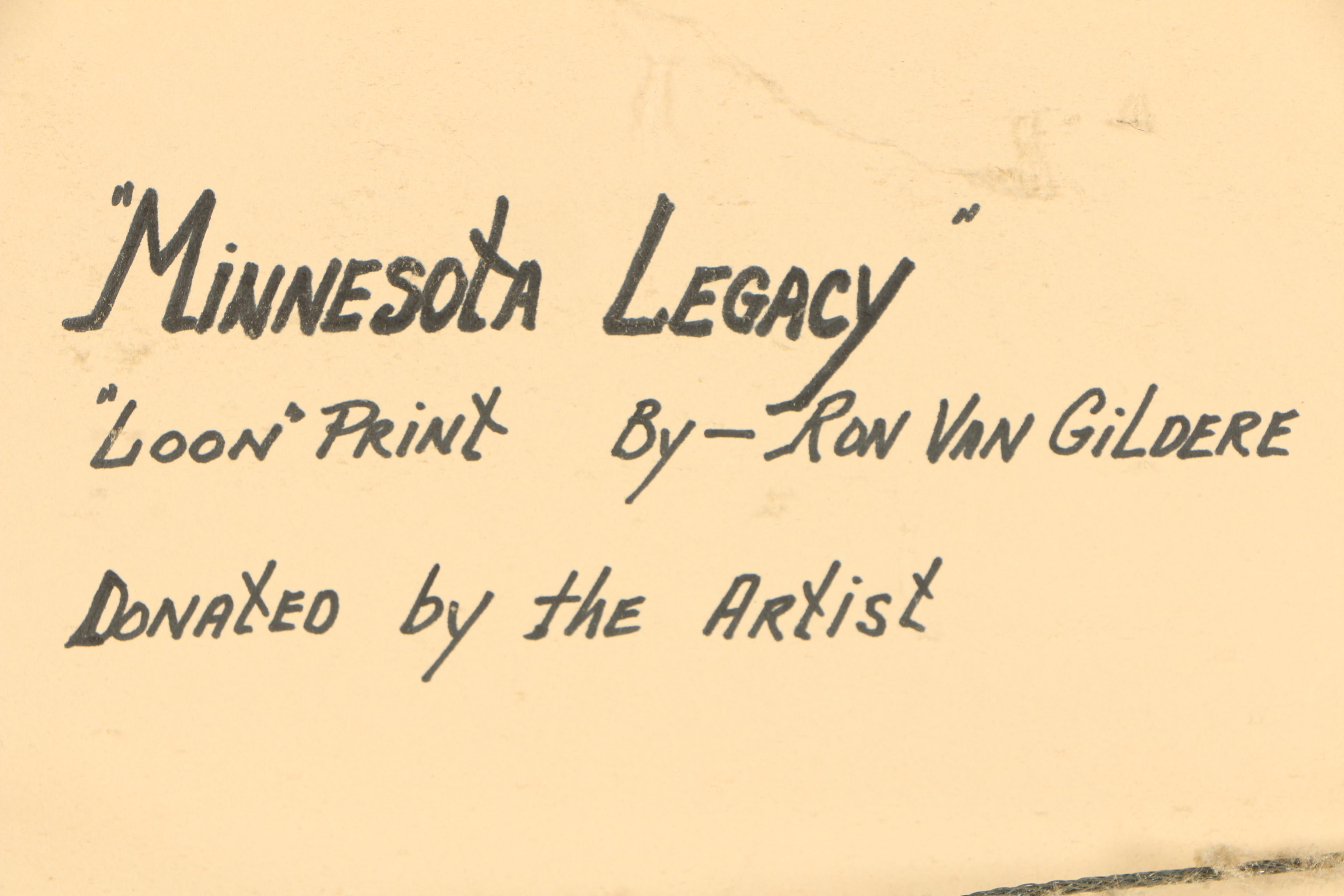 Ron Van Gilder Offset Lithograph "Distant Shores"