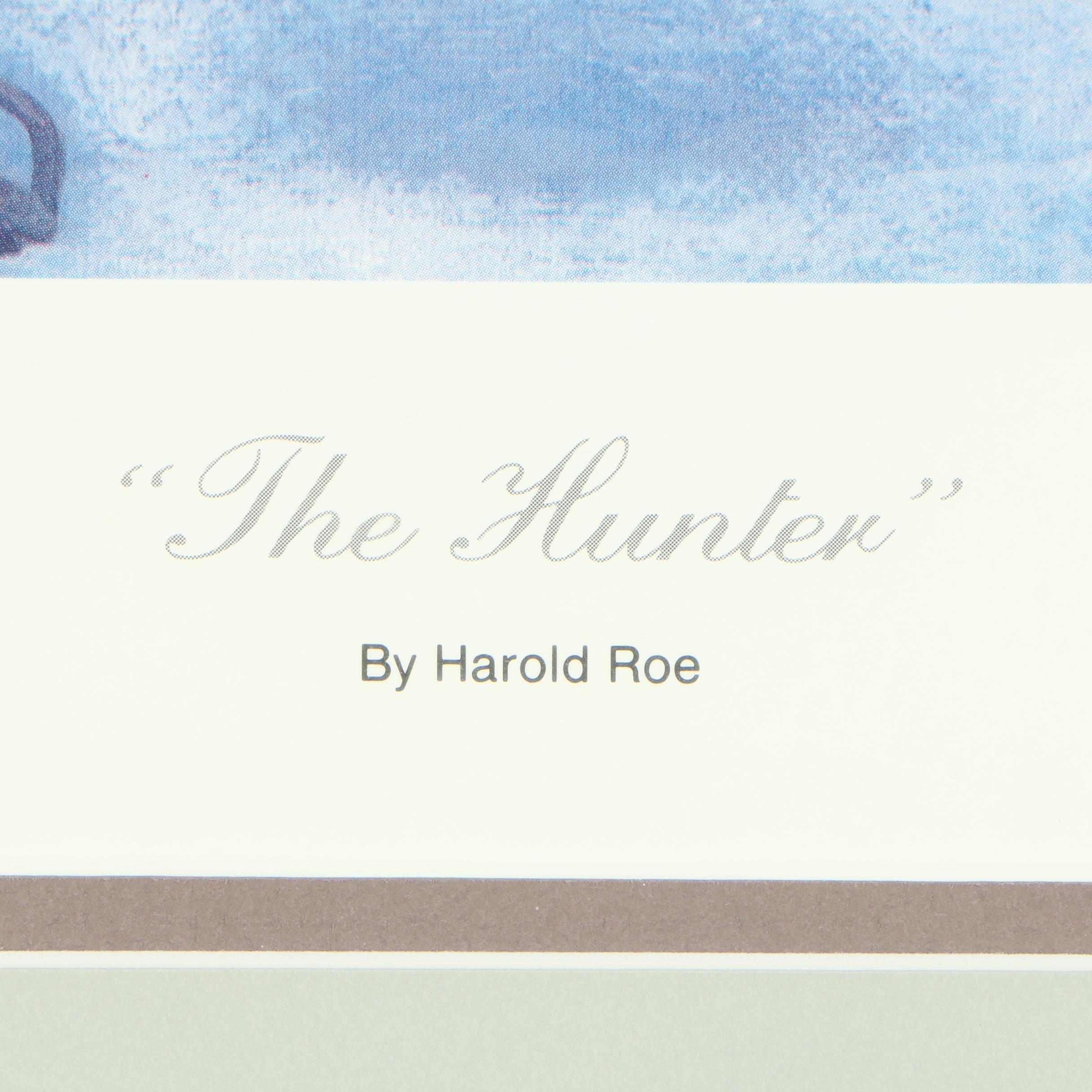 Harold Roe Offset Lithograph "The Hunter"
