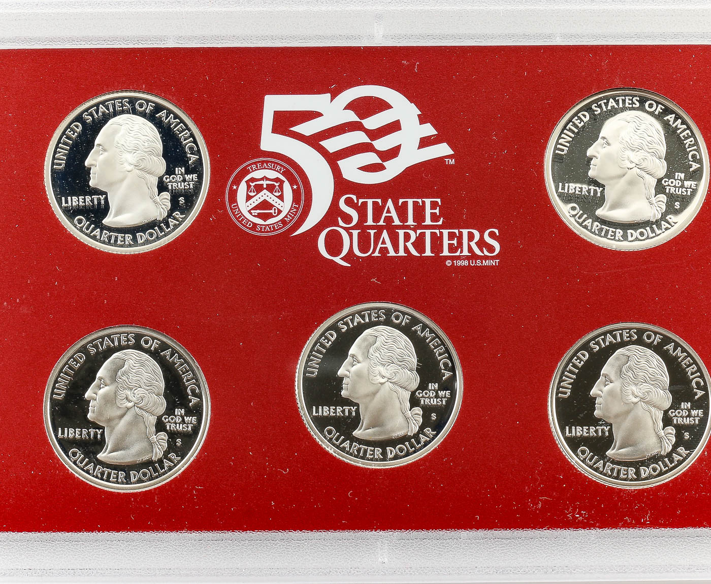 2004 and 2006 United States Mint 50 State Quarters Silver Proof Set