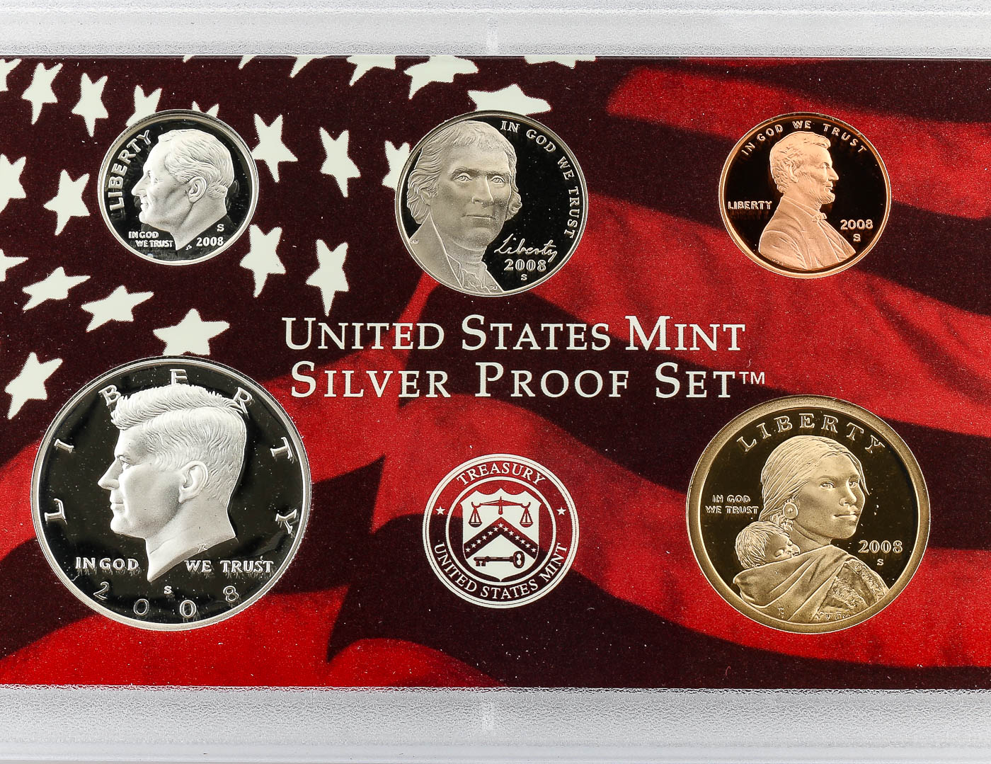 2007 and 2008 United States Mint 50 State Quarters Silver Proof Set