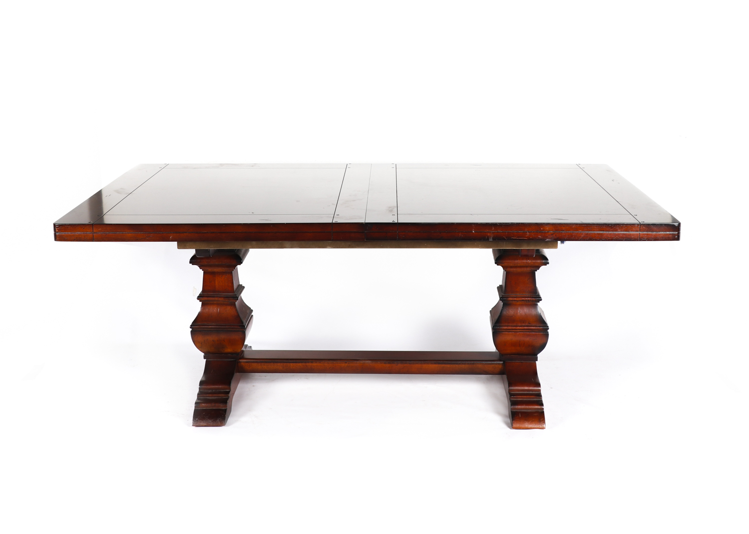 Double Pedestal Dining Table and Chairs by Honquest