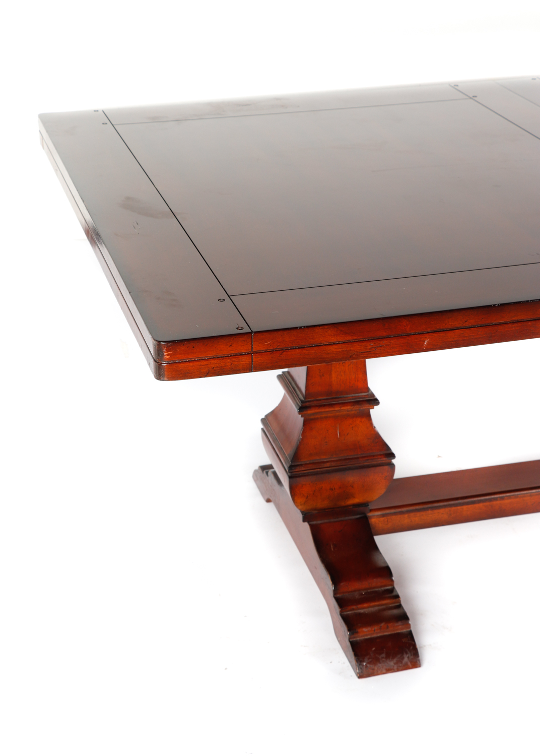 Double Pedestal Dining Table and Chairs by Honquest