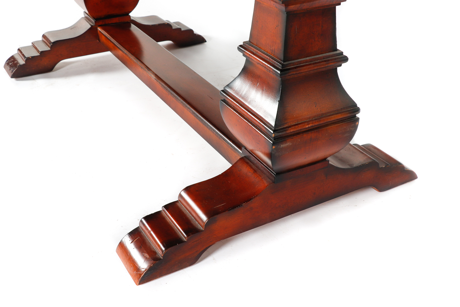 Double Pedestal Dining Table and Chairs by Honquest