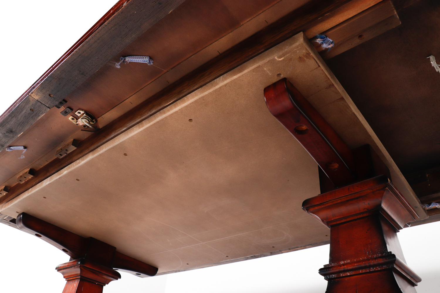 Double Pedestal Dining Table and Chairs by Honquest