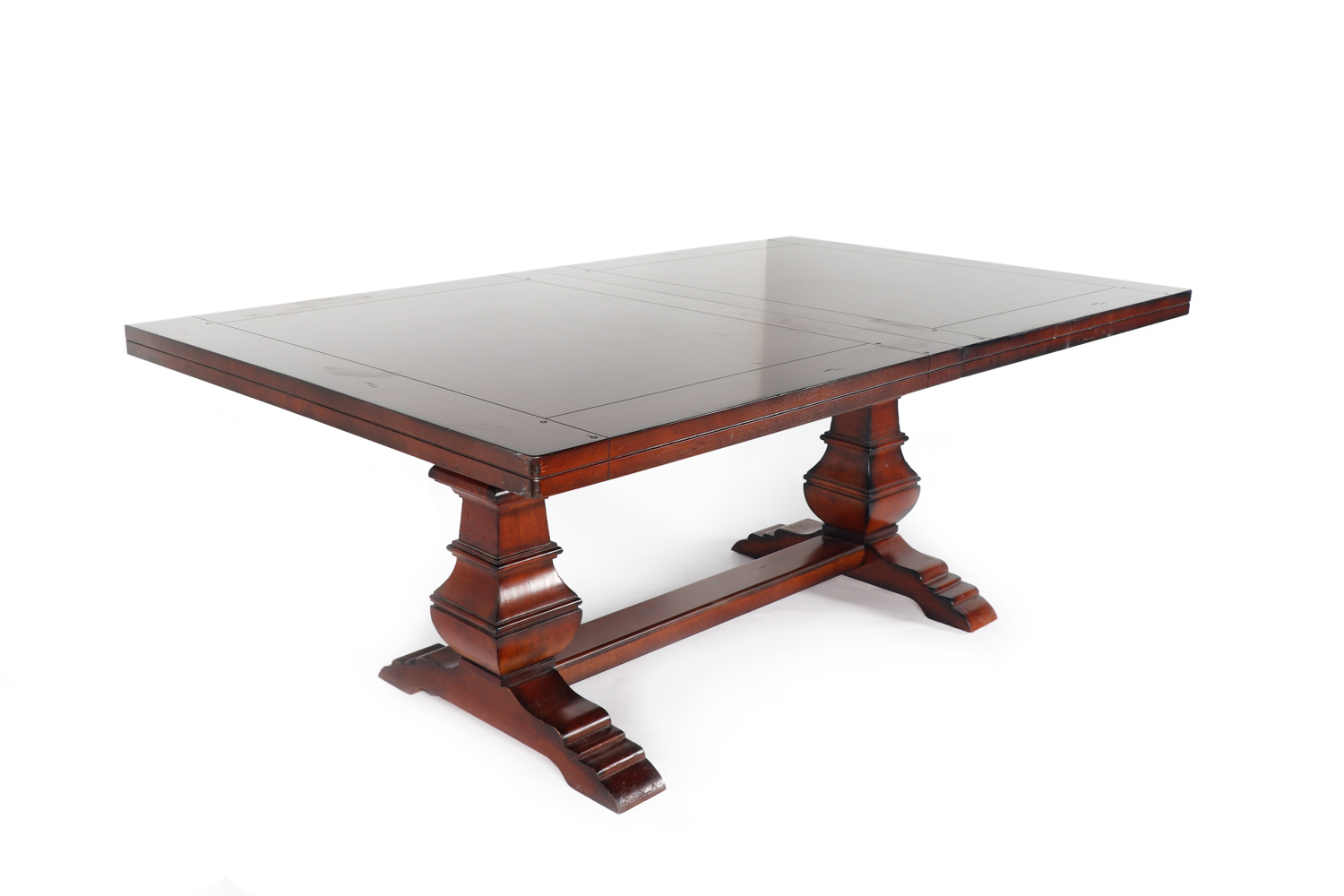 Double Pedestal Dining Table and Chairs by Honquest