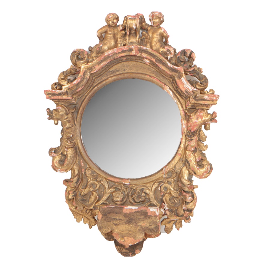 Baroque Style Giltwood Mirror by Span Craft Studios, 20th Century