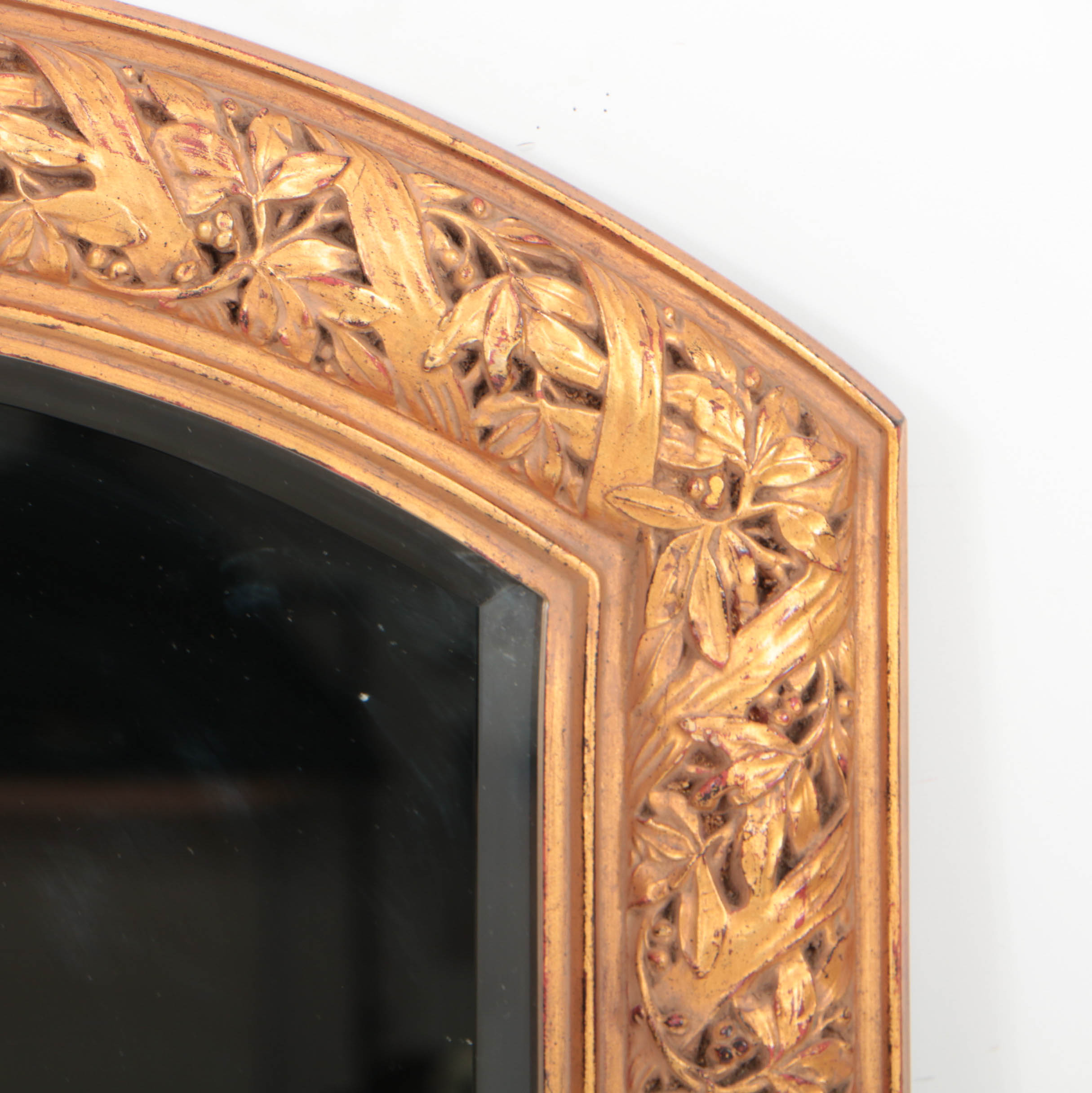 Carved Giltwood Overmantel Mirror, 20th Century