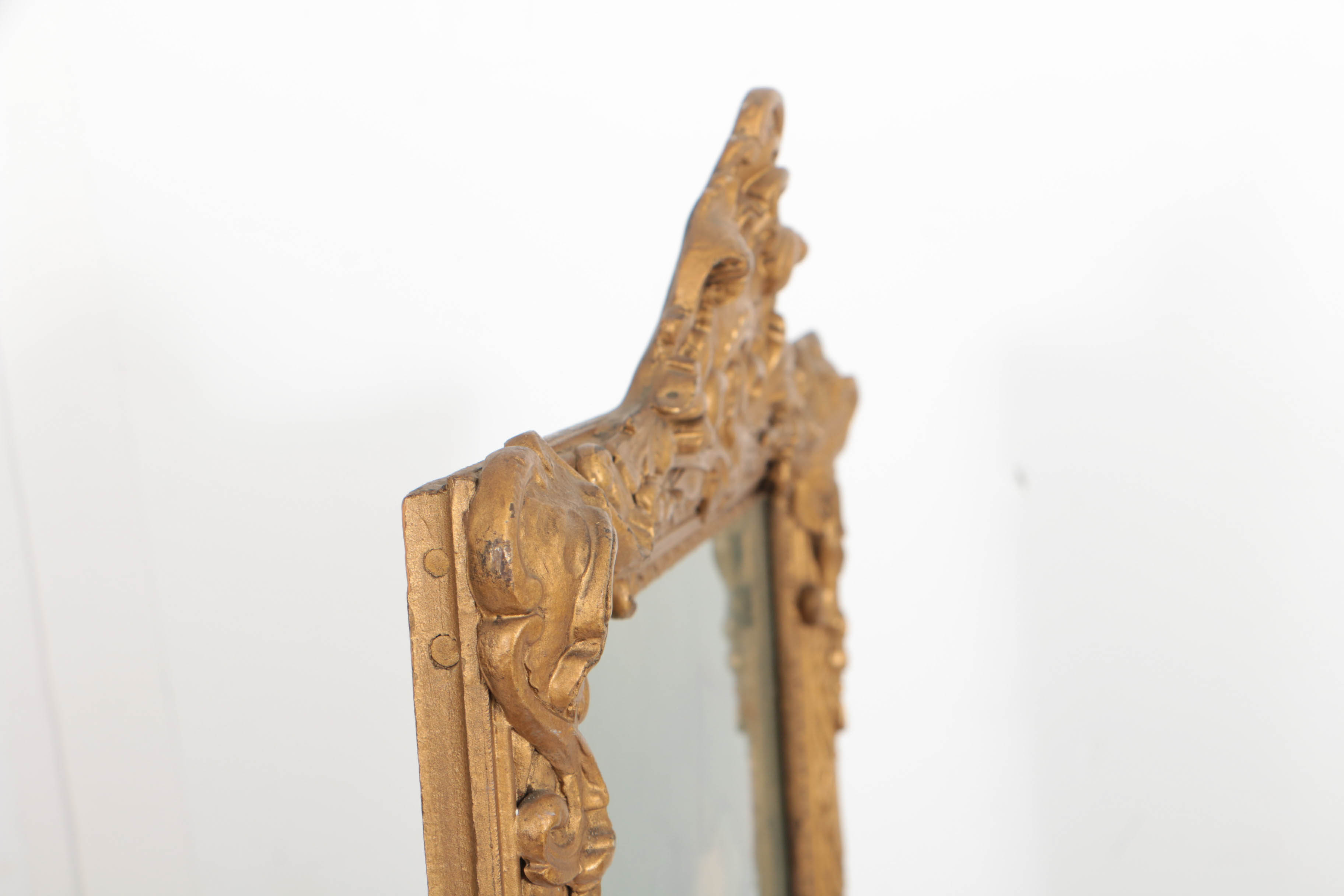 Victorian Gilt Composition Trumeau Mirror, Late 19th Century